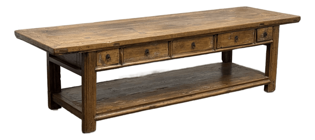 Antique Chinese Altar Table + Drawers - Thumbnail 2