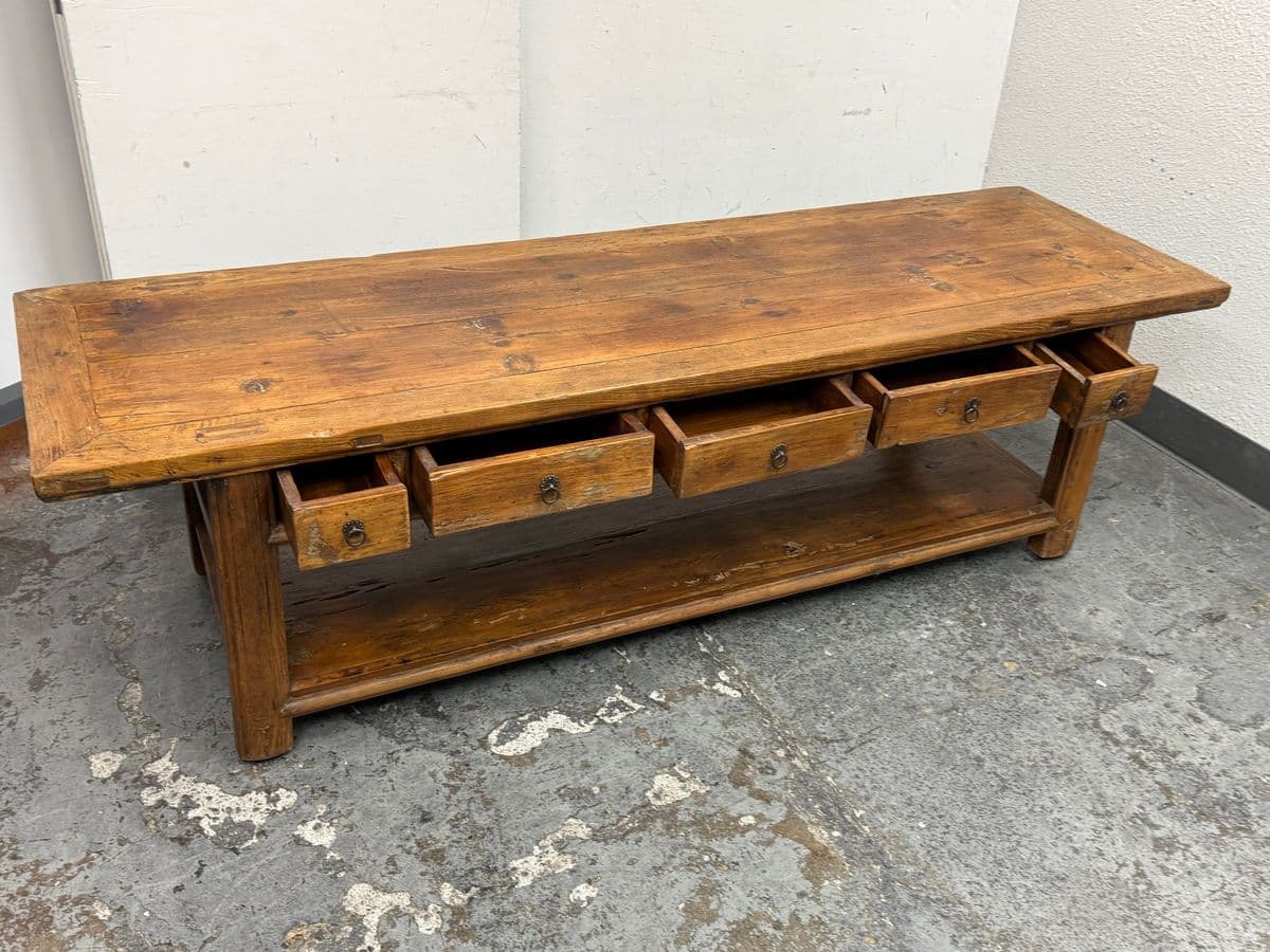 Antique Chinese Altar Table + Drawers - Thumbnail 8