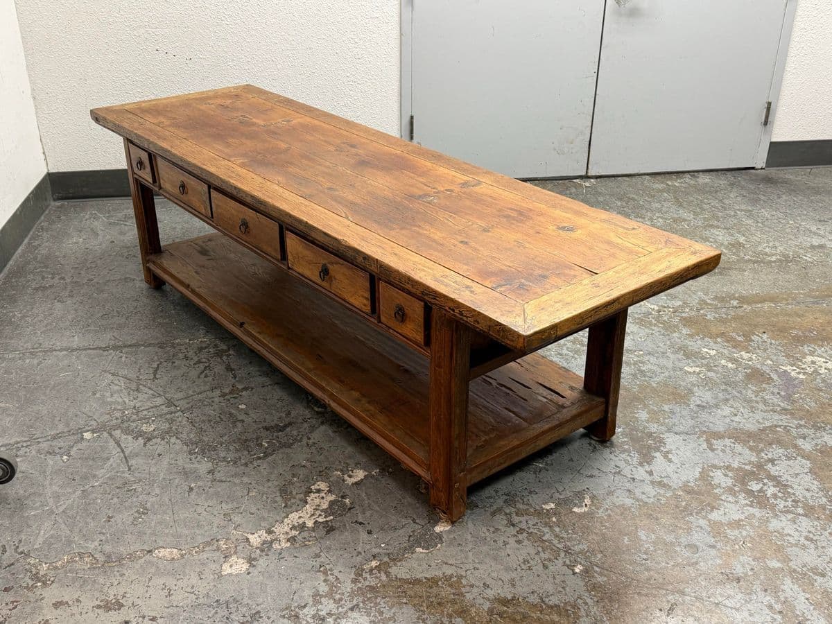 Antique Chinese Altar Table + Drawers - Thumbnail 7