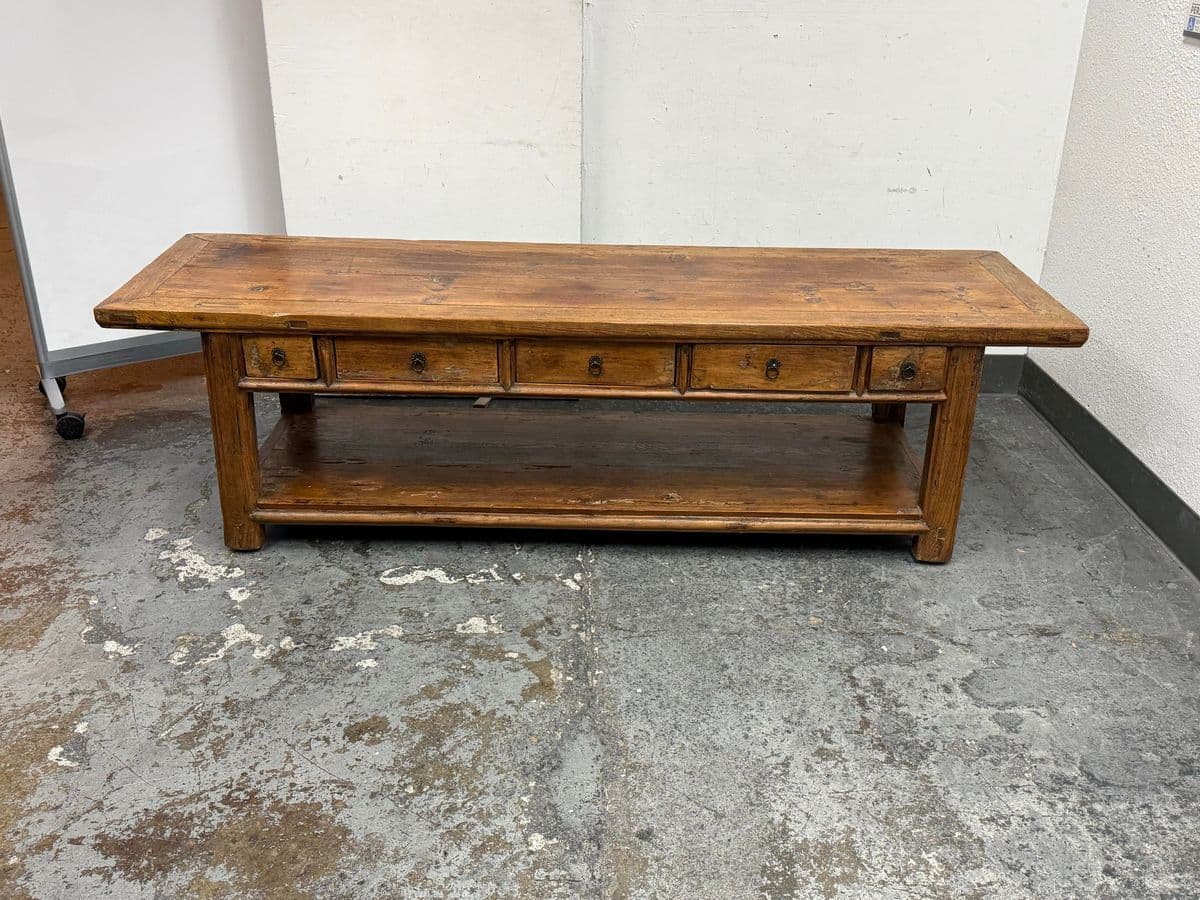 Antique Chinese Altar Table + Drawers - Thumbnail 11