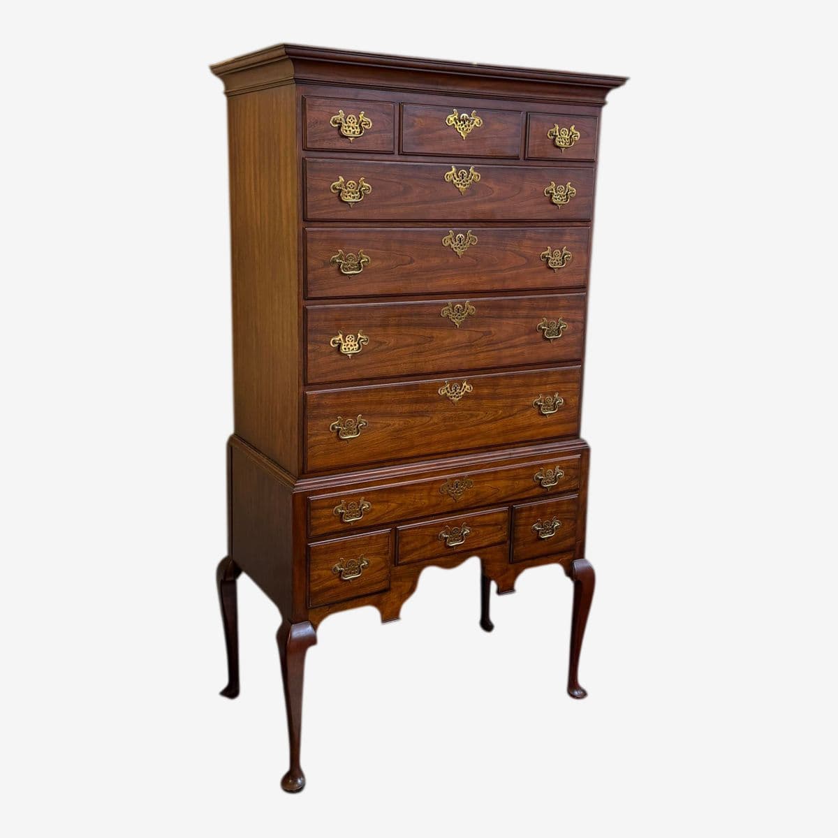 Late 20th Century Kindel Furniture High Boy Dresser - Image 1