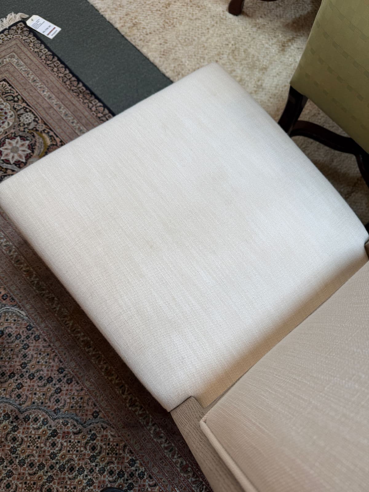 Van Thiel for Restoration Hardware Linen Dining Chairs, Set of Eight - Thumbnail 8