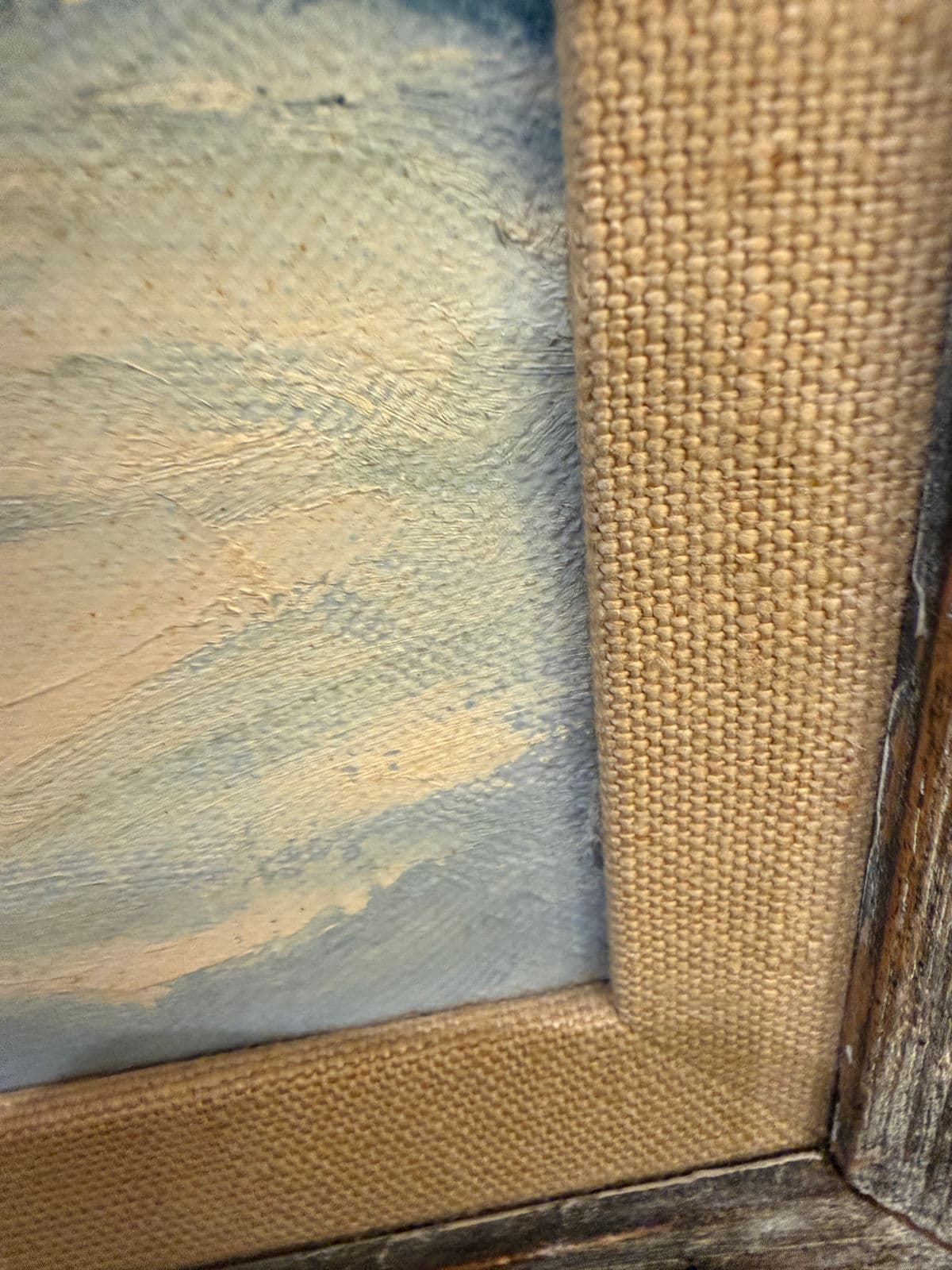 Circa 1963 Earl Davids Sunny Seas Painting, Framed - Thumbnail 11