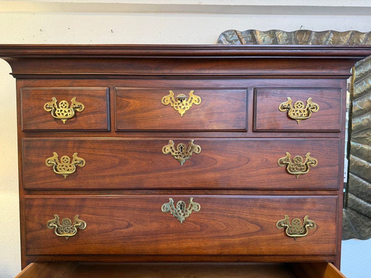 Late 20th Century Kindel Furniture High Boy Dresser - Thumbnail 7