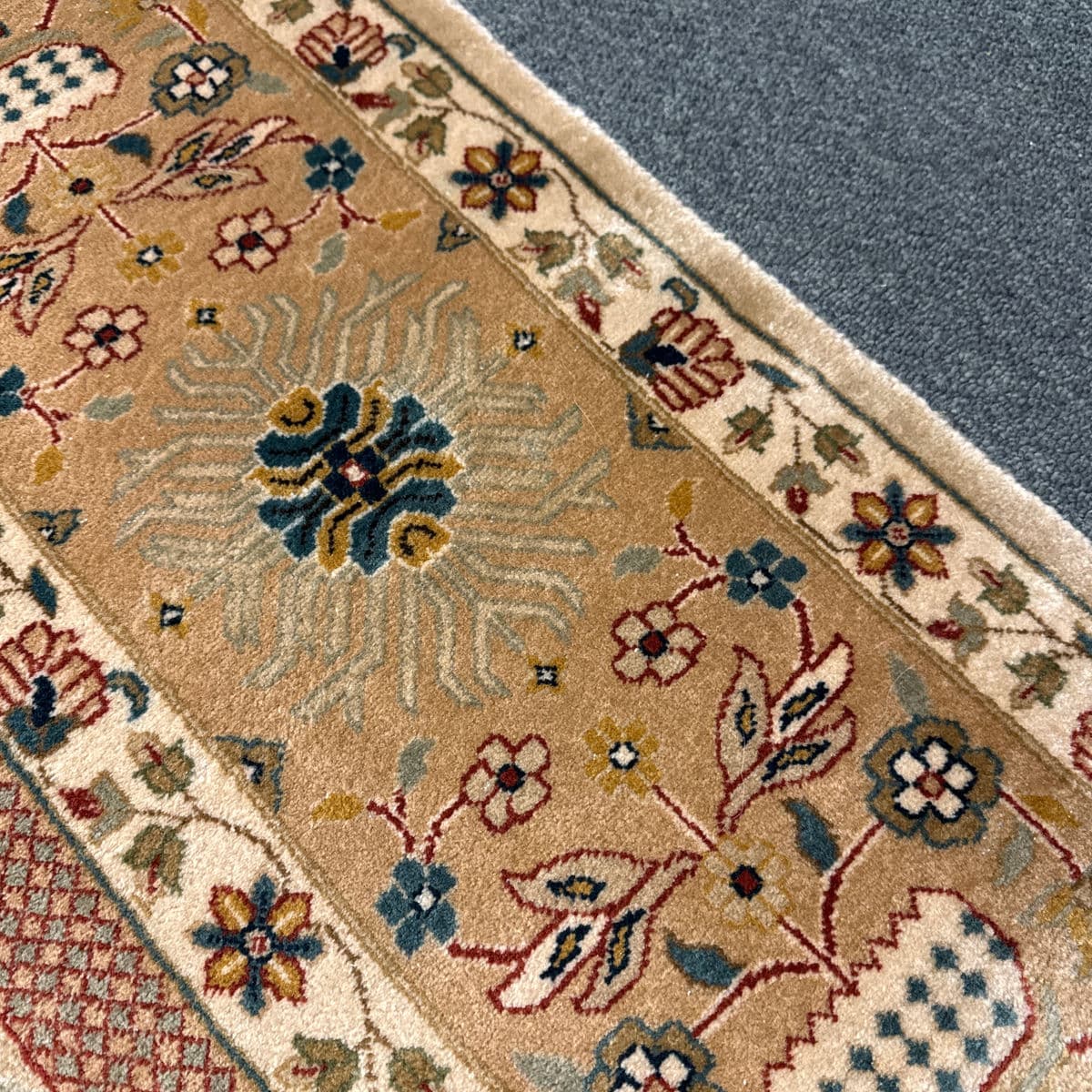 5ft × 24ft 10in Oushak Hand Knotted Wool Runner Rug - Thumbnail 13