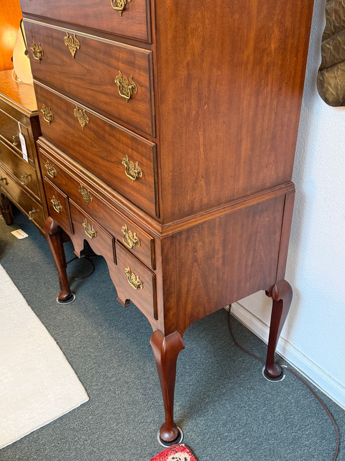 Late 20th Century Kindel Furniture High Boy Dresser - Thumbnail 15