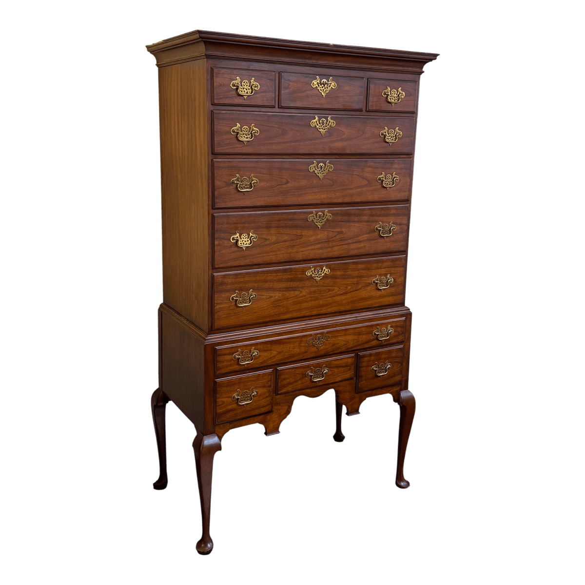 Late 20th Century Kindel Furniture High Boy Dresser - Thumbnail 2