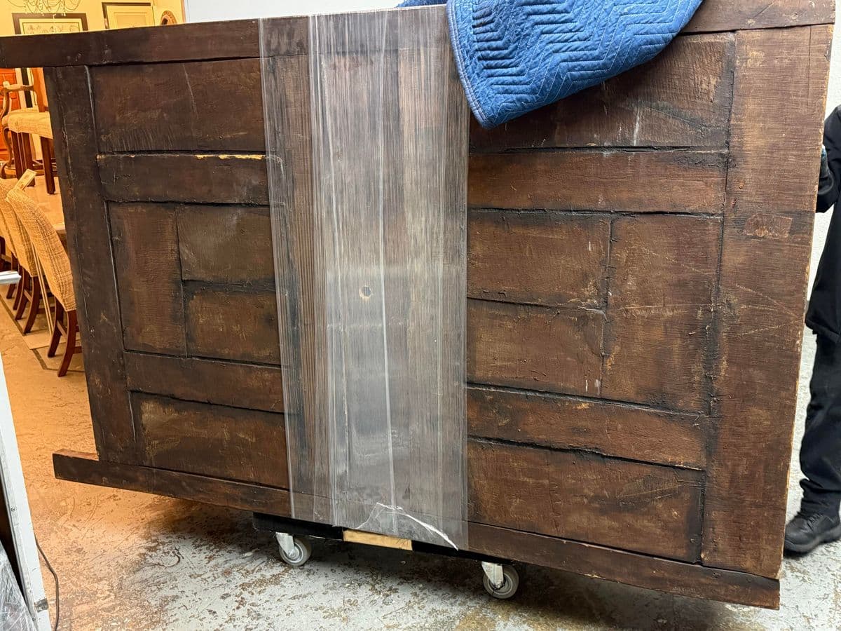 19th Century French Provincial Carved Walnut Armoire - Thumbnail 13