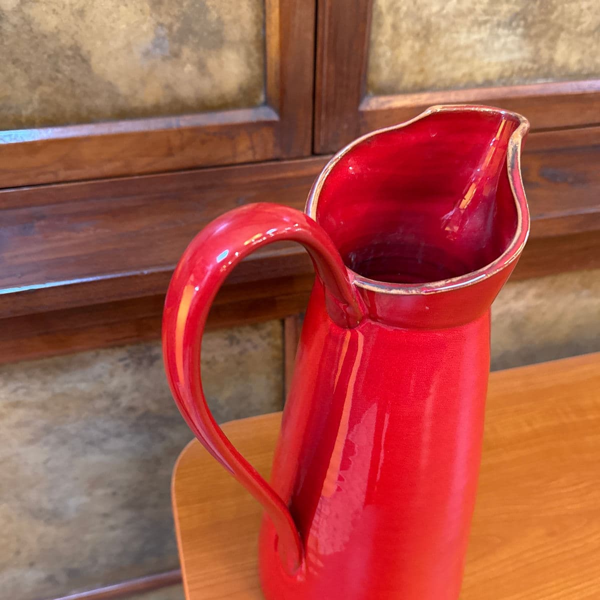 Vietri Rosso Vecchio Pitcher - Thumbnail 12