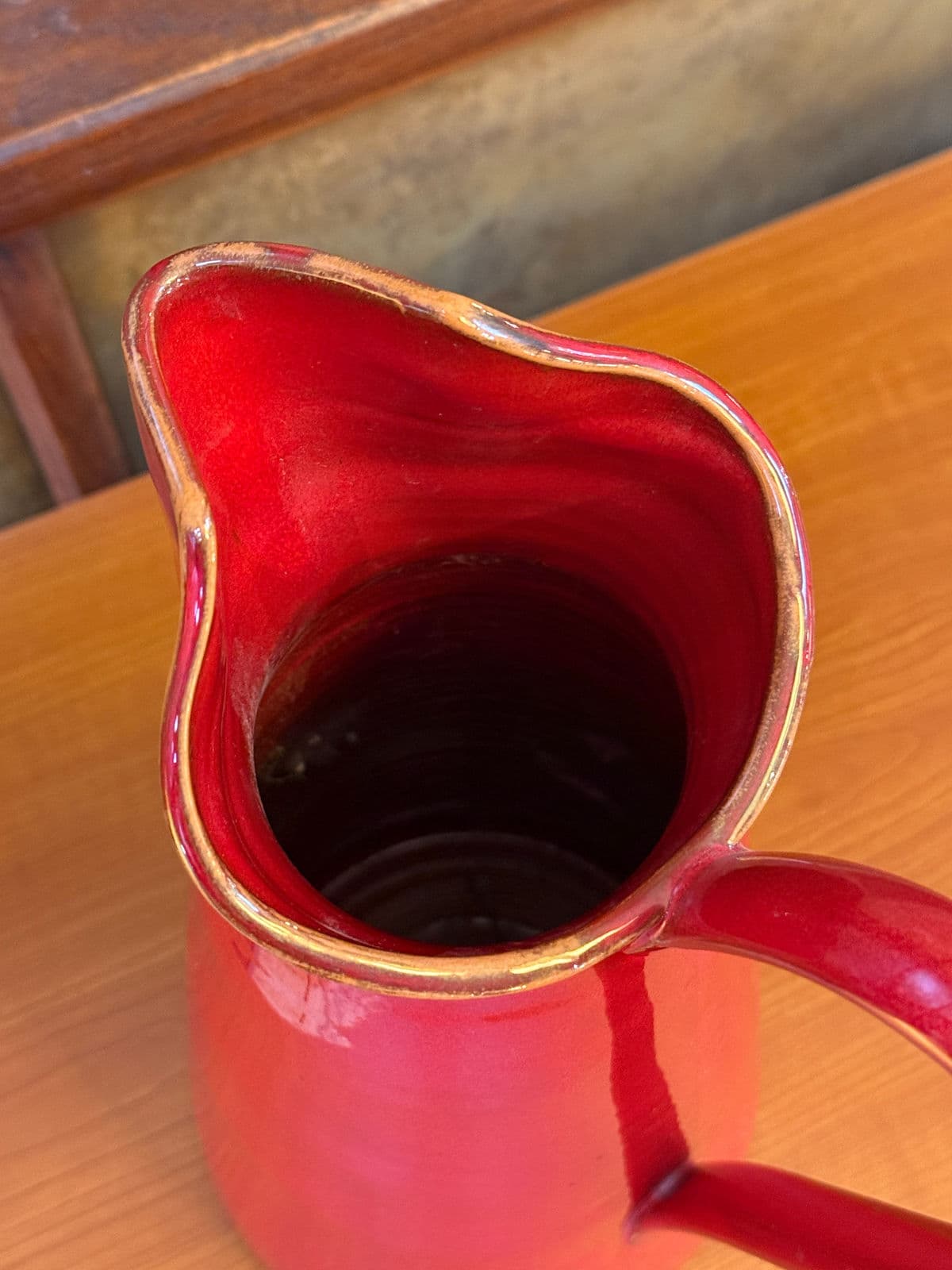 Vietri Rosso Vecchio Pitcher - Thumbnail 4