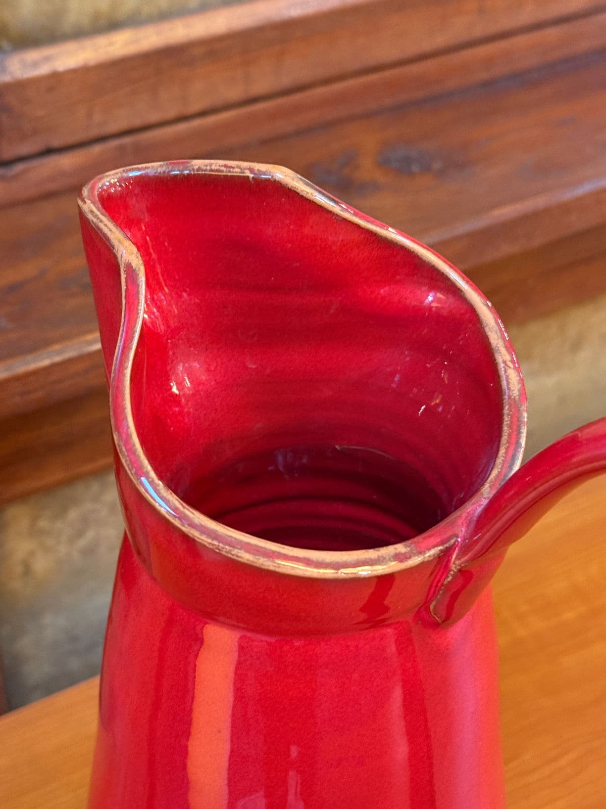 Vietri Rosso Vecchio Pitcher - Thumbnail 7