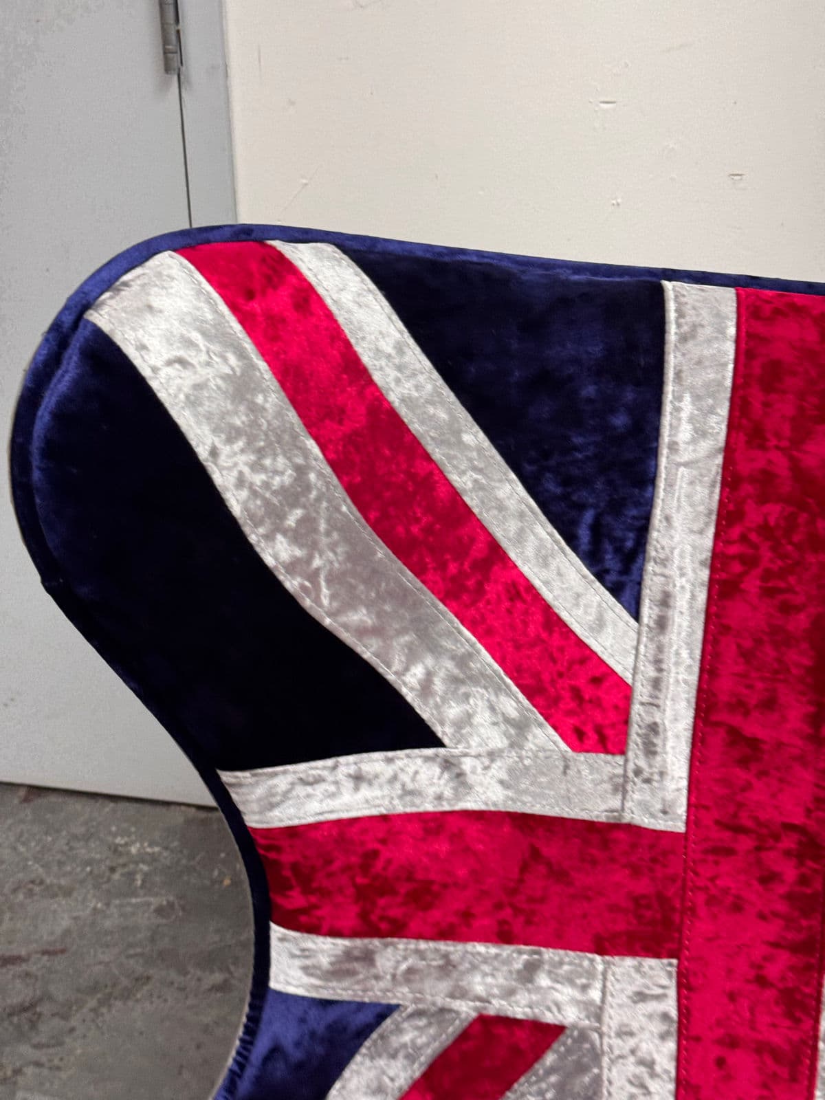 Acme Furniture Brancaster Union Jack Egg Chairs, Set of Three - Thumbnail 6
