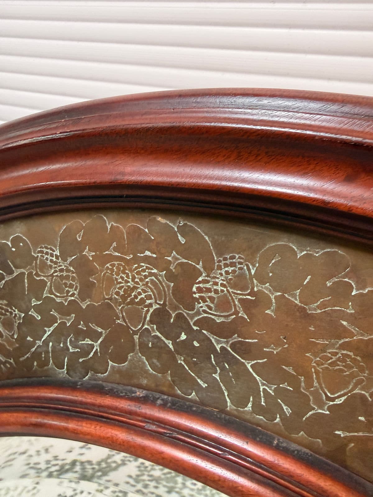 Circa 2000 Morgan Hill Tin + Wood Wall Mirror - Thumbnail 7