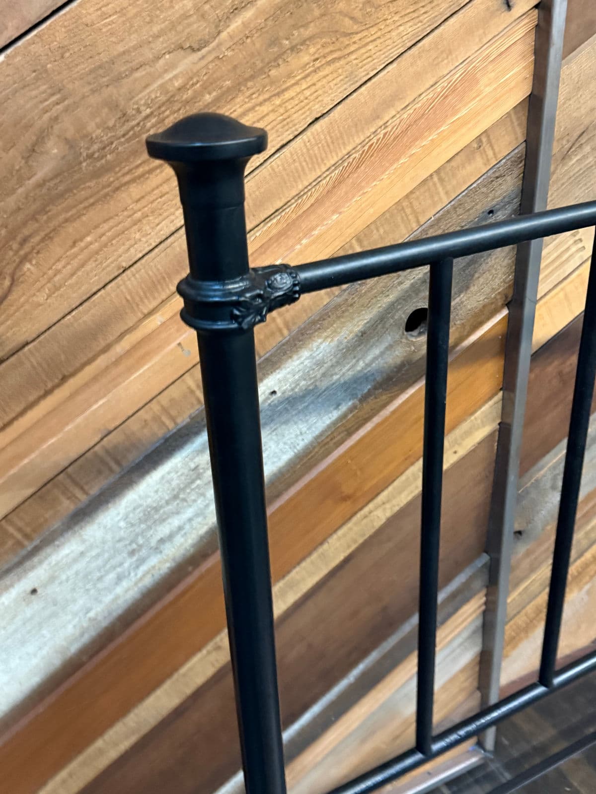 Queen Size Antique Iron Rod Bed Frame - Thumbnail 13