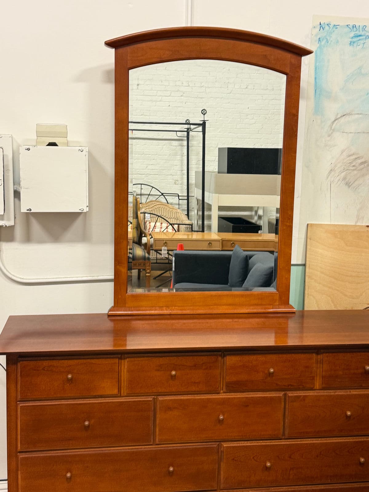 Circa 1999 Impressions by Thomasville Bridges Collection Dresser + Mirror - Thumbnail 3