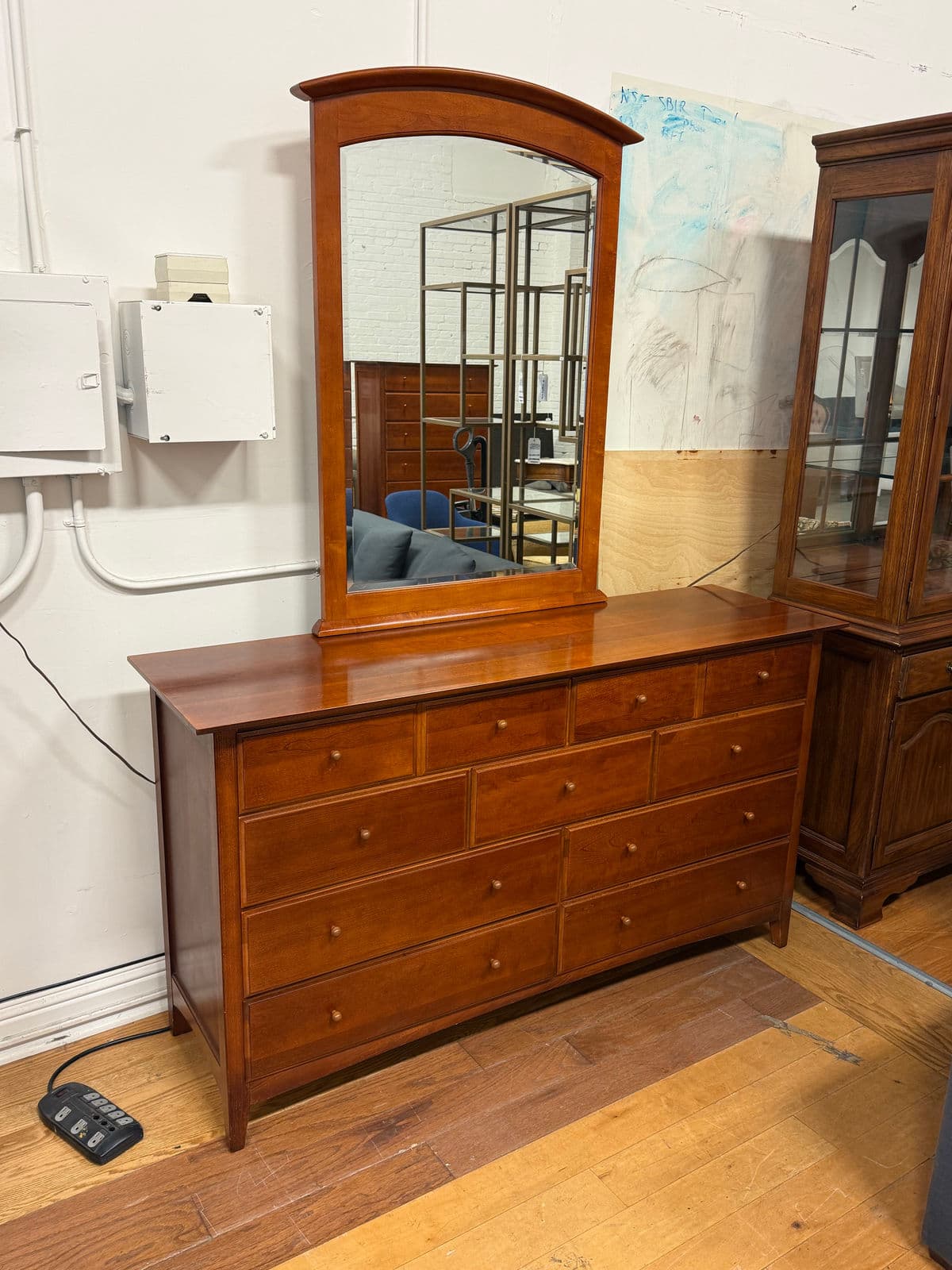 Circa 1999 Impressions by Thomasville Bridges Collection Dresser + Mirror - Thumbnail 11