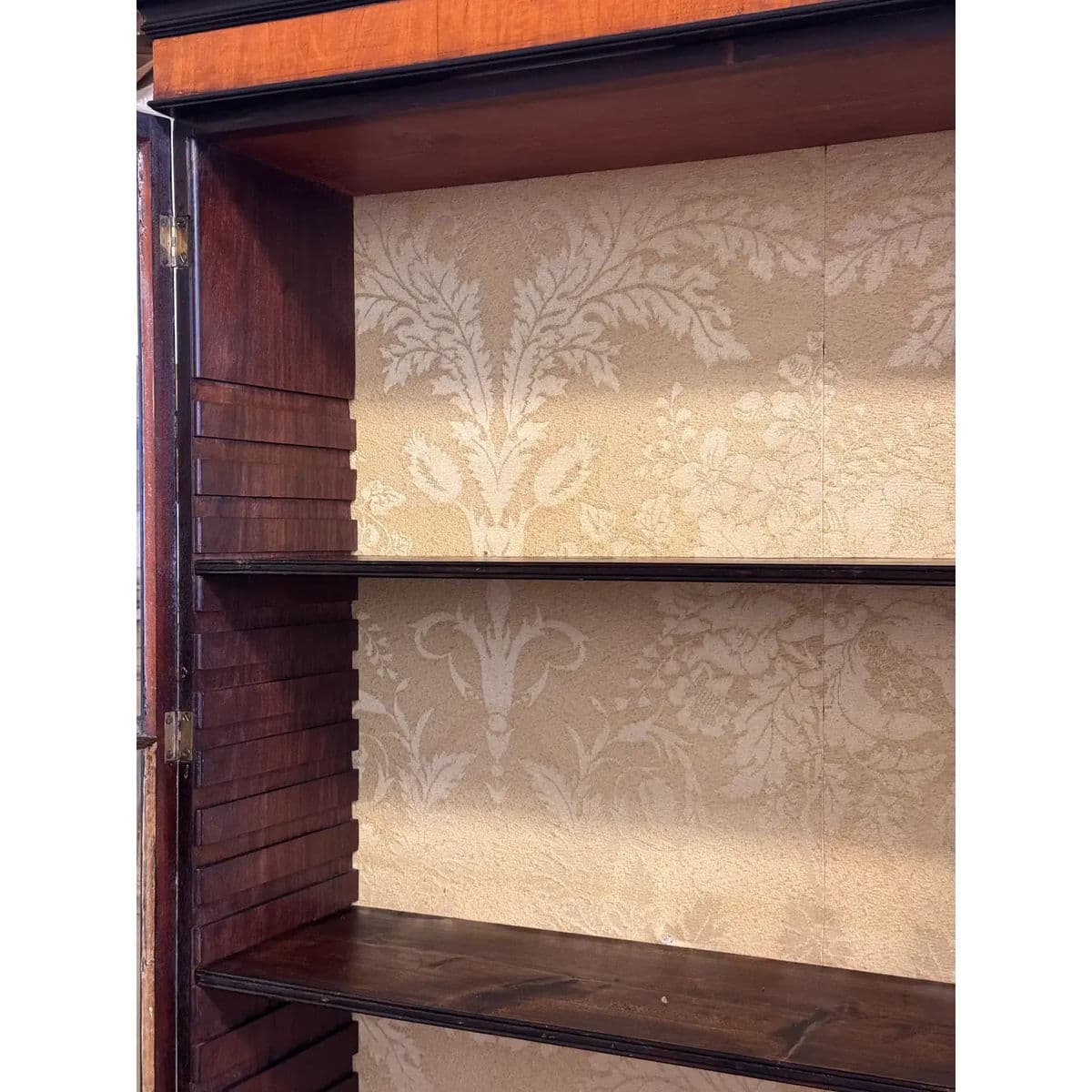 Antique English Armoire Secretary Cabinet - Thumbnail 12