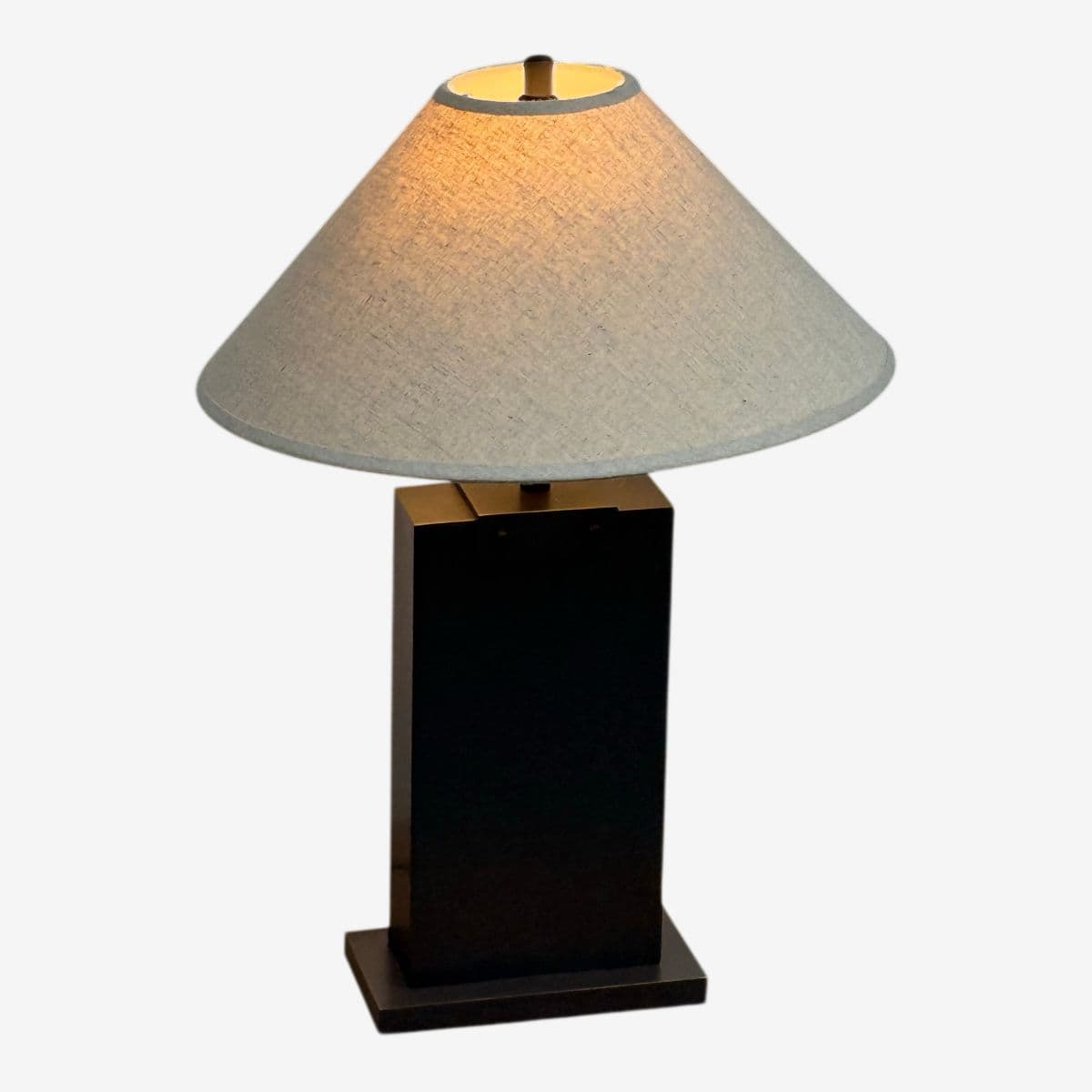 Restoration Hardware Rectangular Column Table Lamp - Image 1