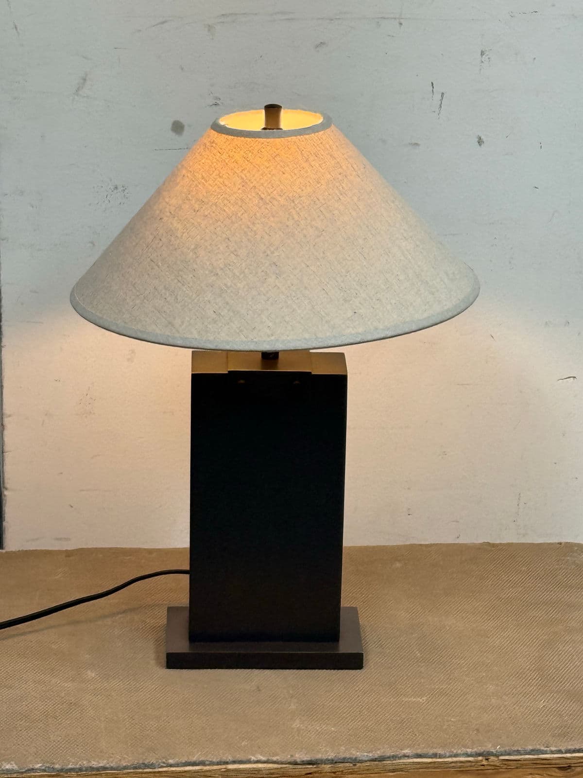 Restoration Hardware Rectangular Column Table Lamp - Thumbnail 5