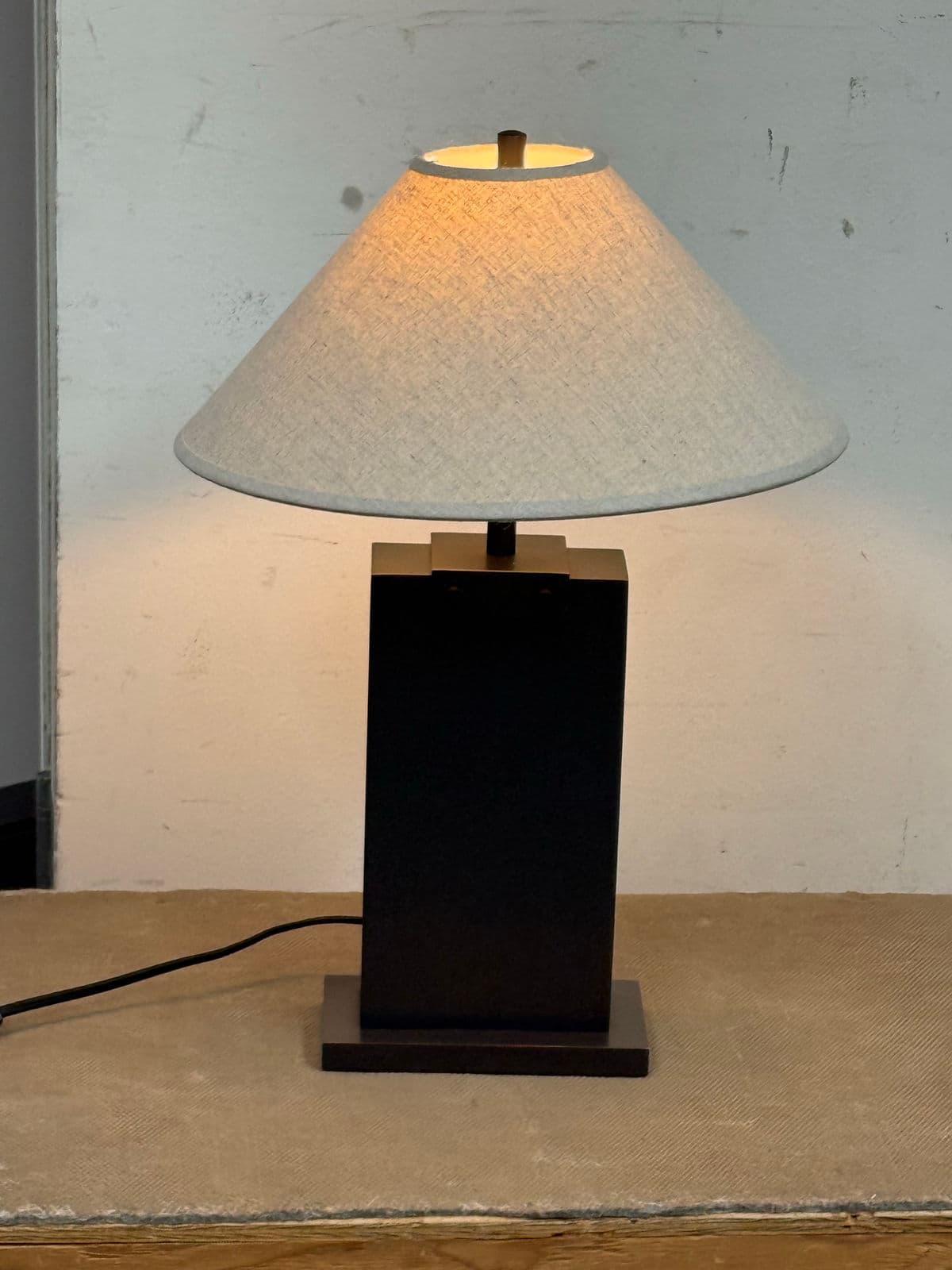 Restoration Hardware Rectangular Column Table Lamp - Thumbnail 10