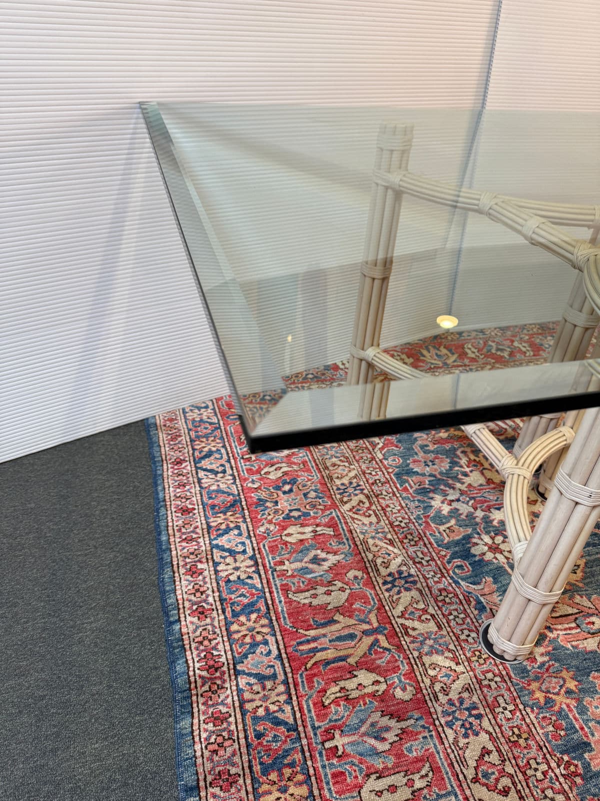 McGuire Furniture Double Pedestal Dining Table - Thumbnail 8