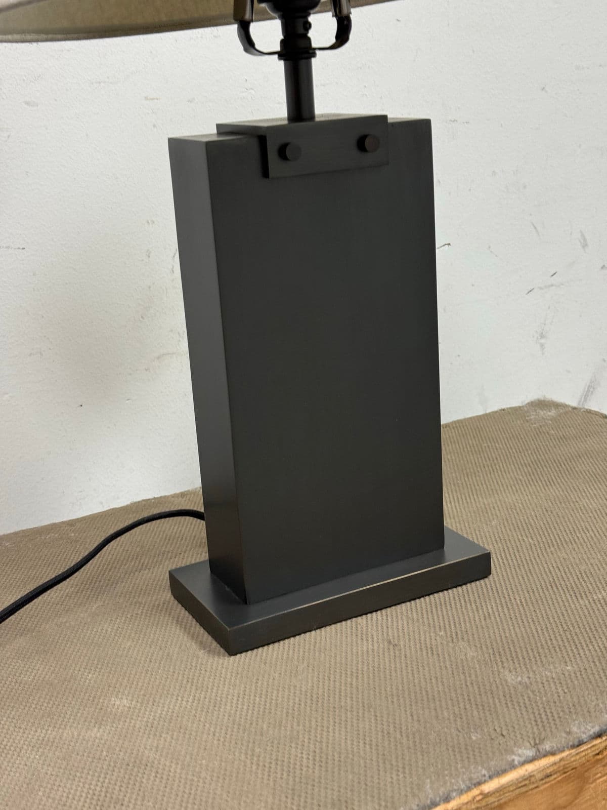 Restoration Hardware Rectangular Column Table Lamp - Thumbnail 8
