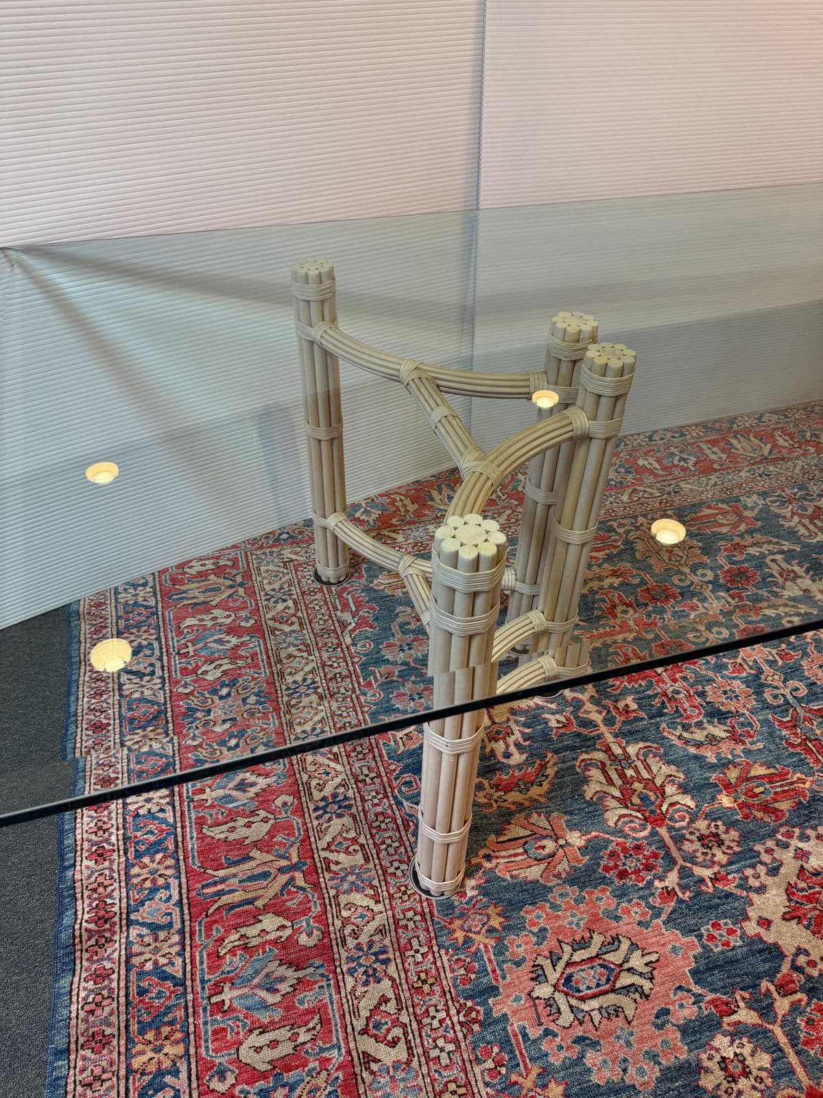 McGuire Furniture Double Pedestal Dining Table - Thumbnail 9