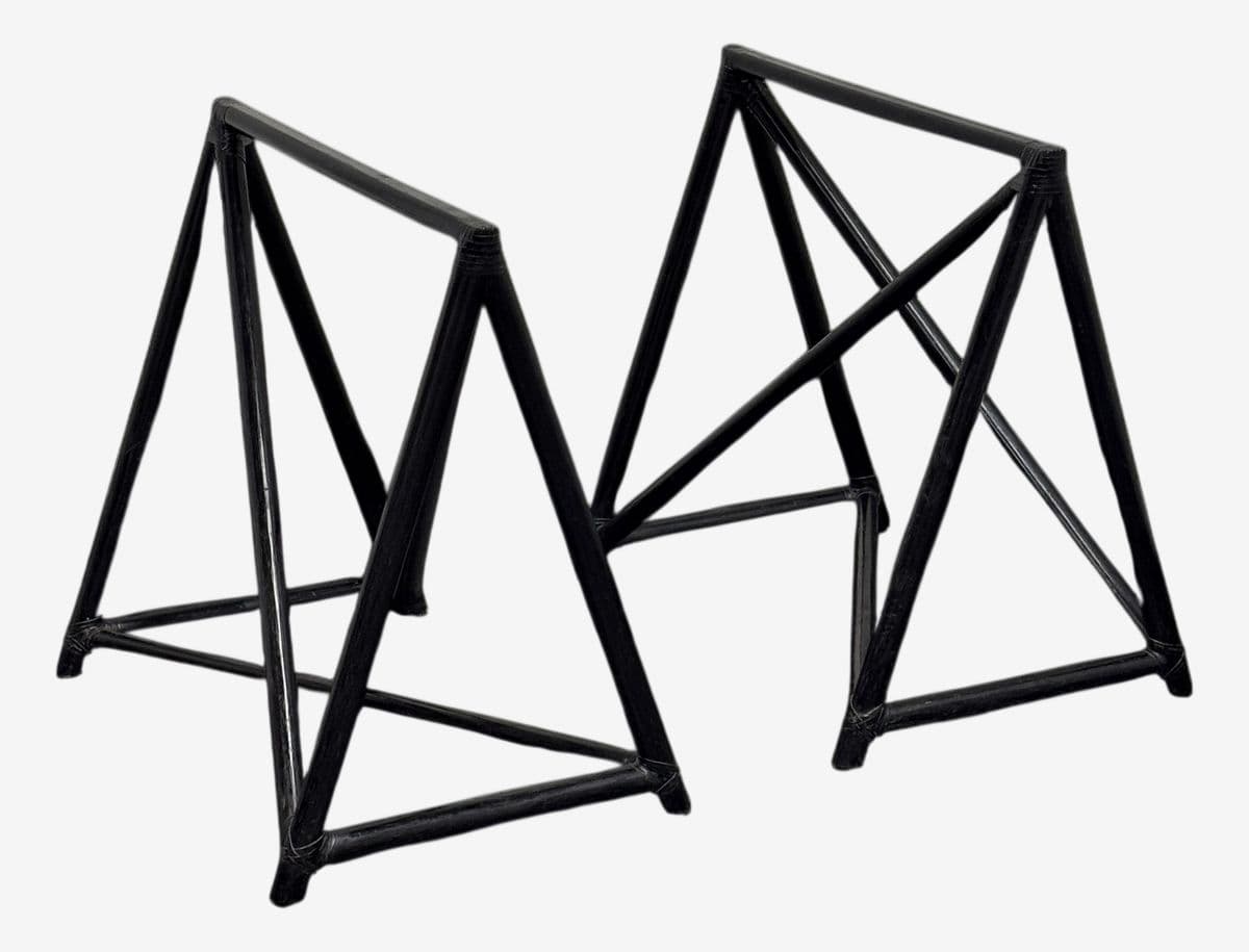 McGuire Furniture Hawkins Sawhorse Bases, Pair - Image 1