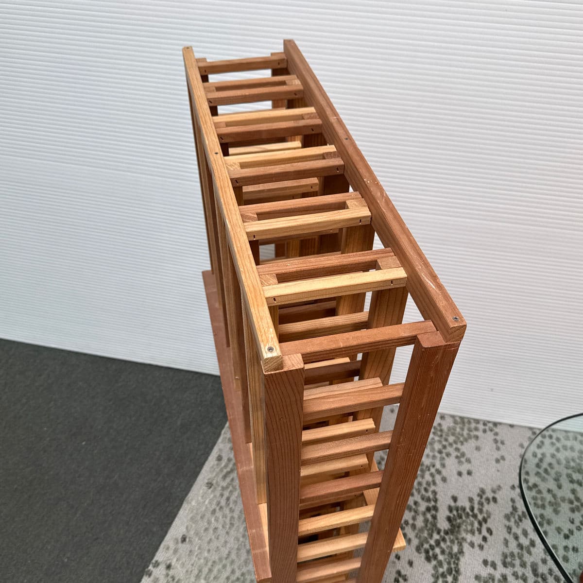Pine Wood Wine Rack - Thumbnail 9
