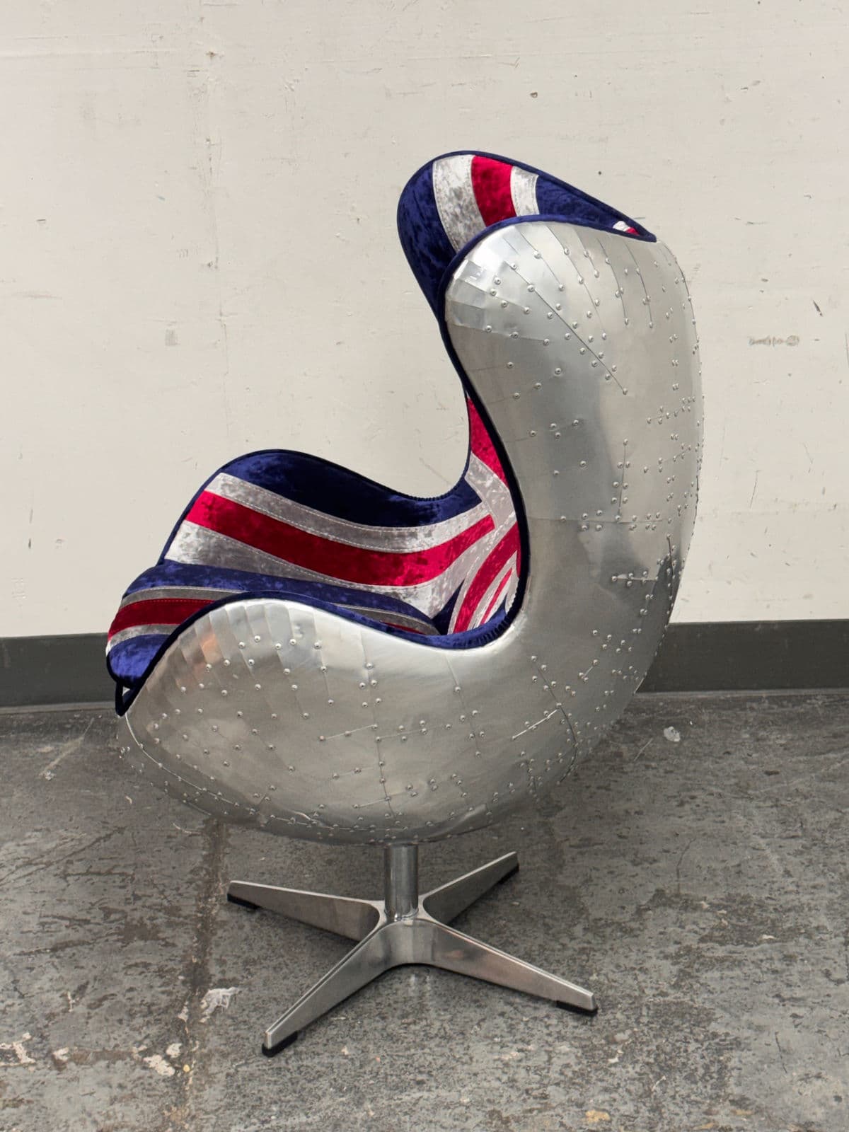 Acme Furniture Brancaster Union Jack Egg Chair - Thumbnail 3
