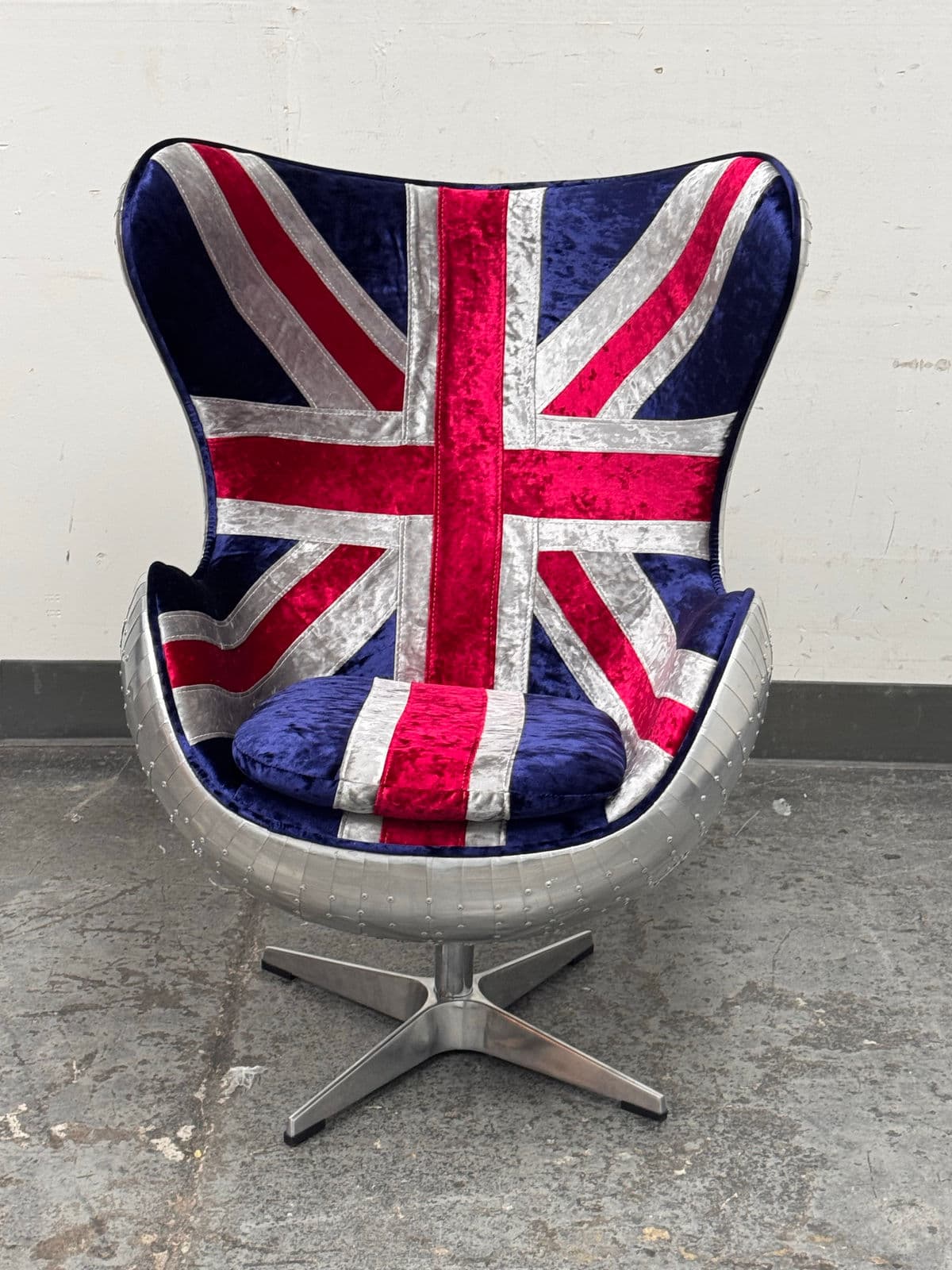 Acme Furniture Brancaster Union Jack Egg Chair - Thumbnail 11