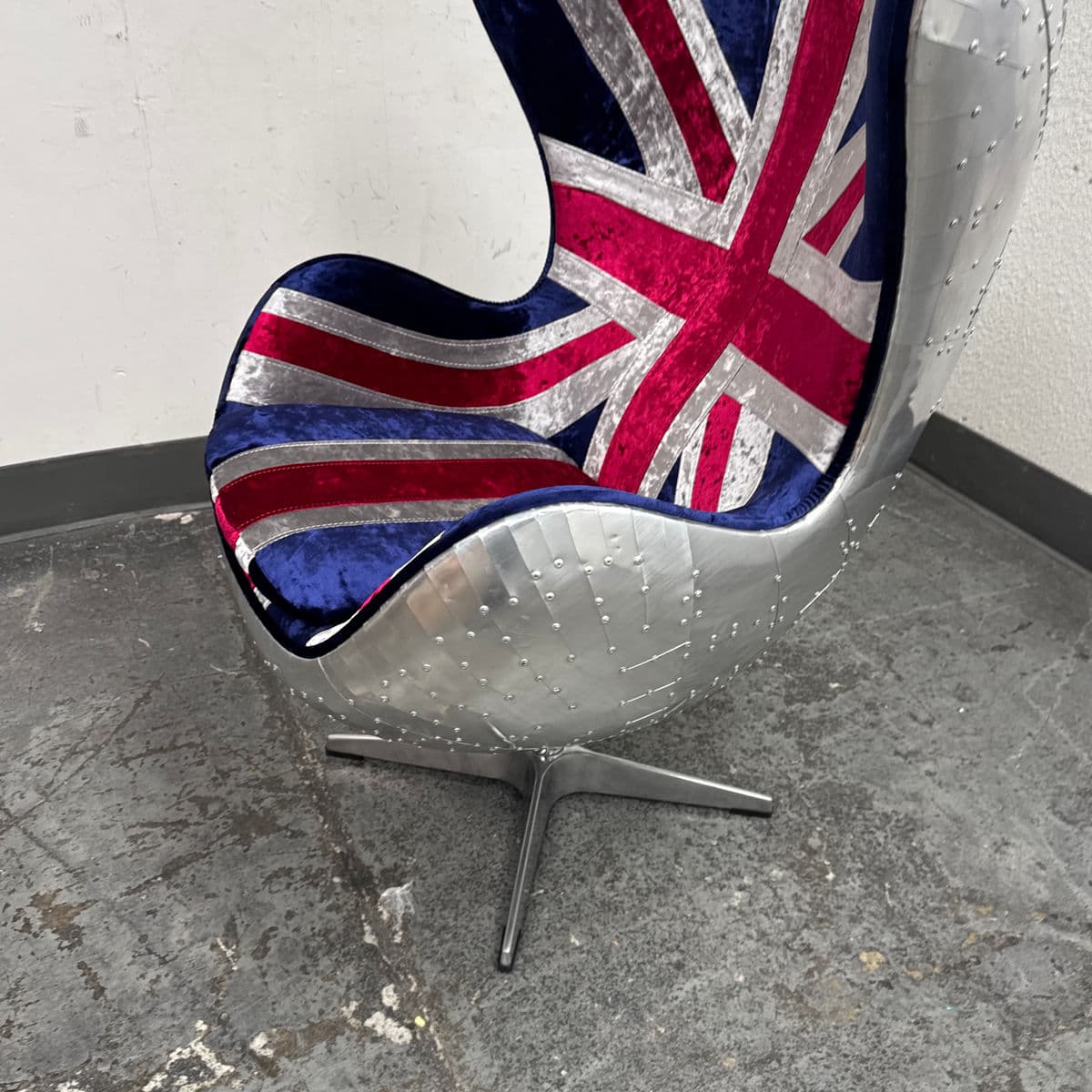 Acme Furniture Brancaster Union Jack Egg Chair - Thumbnail 12
