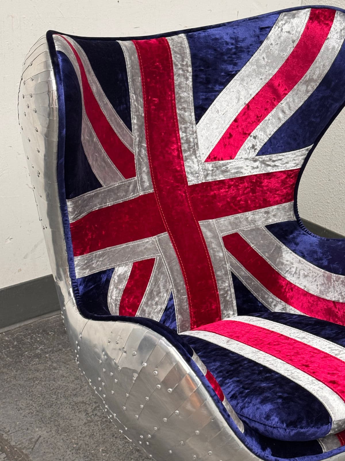 Acme Furniture Brancaster Union Jack Egg Chair - Thumbnail 8