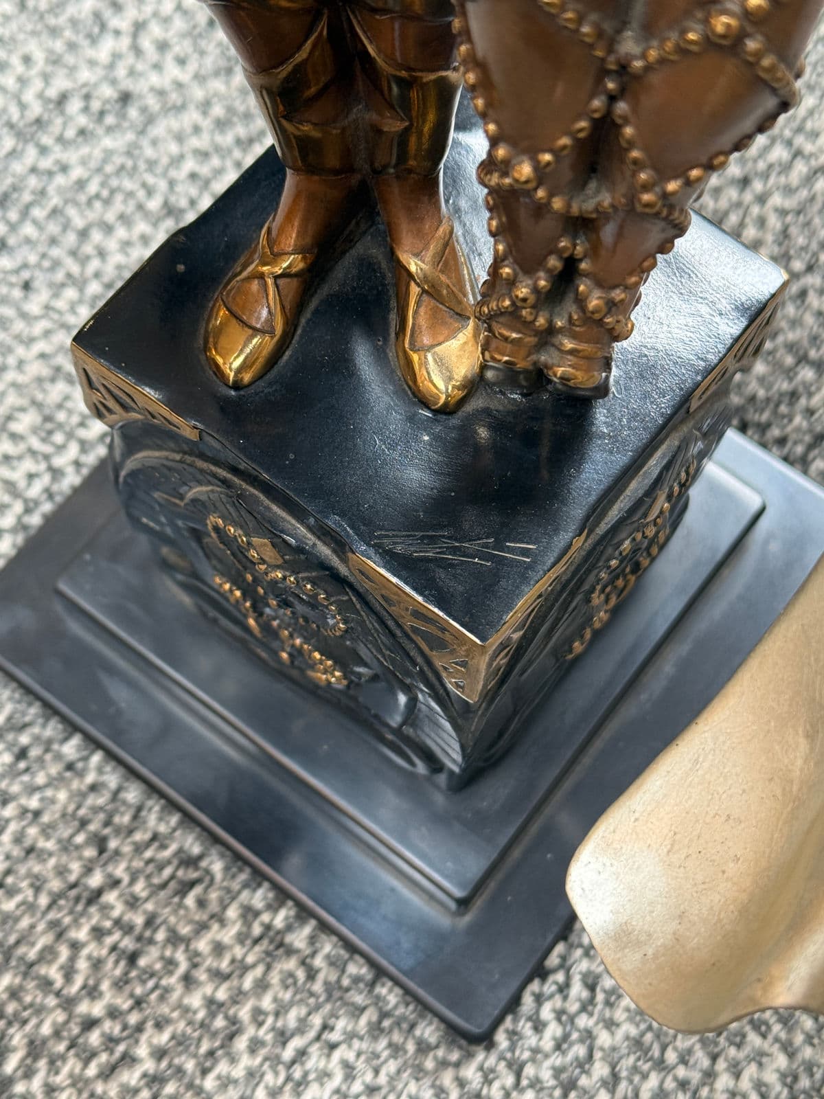 Erté, Romain De Tirtoff (1892–1990) "Lovers and Idol" Bronze Sculpture - Thumbnail 7