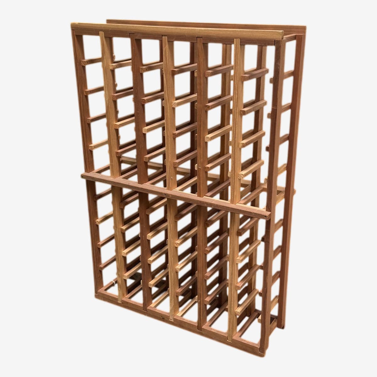 Pine Wood Wine Rack - Image 1