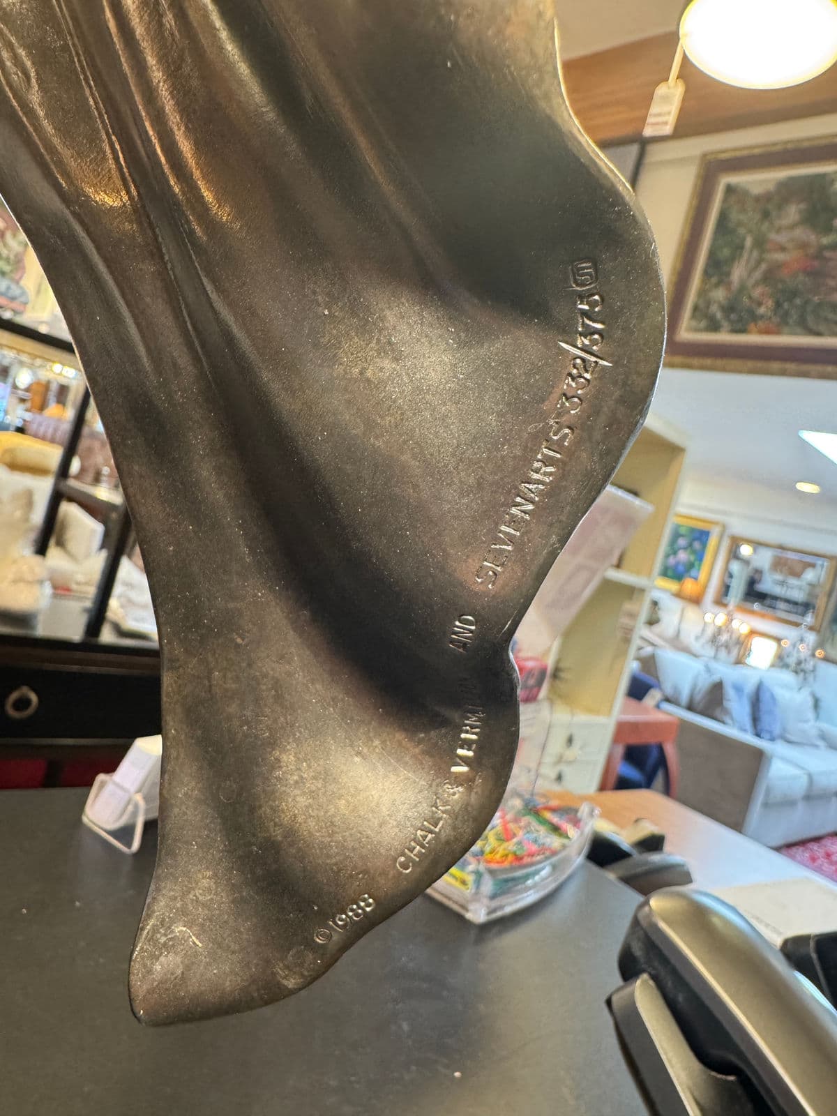 Erté, Romain De Tirtoff (1892–1990) "Lovers and Idol" Bronze Sculpture - Thumbnail 13