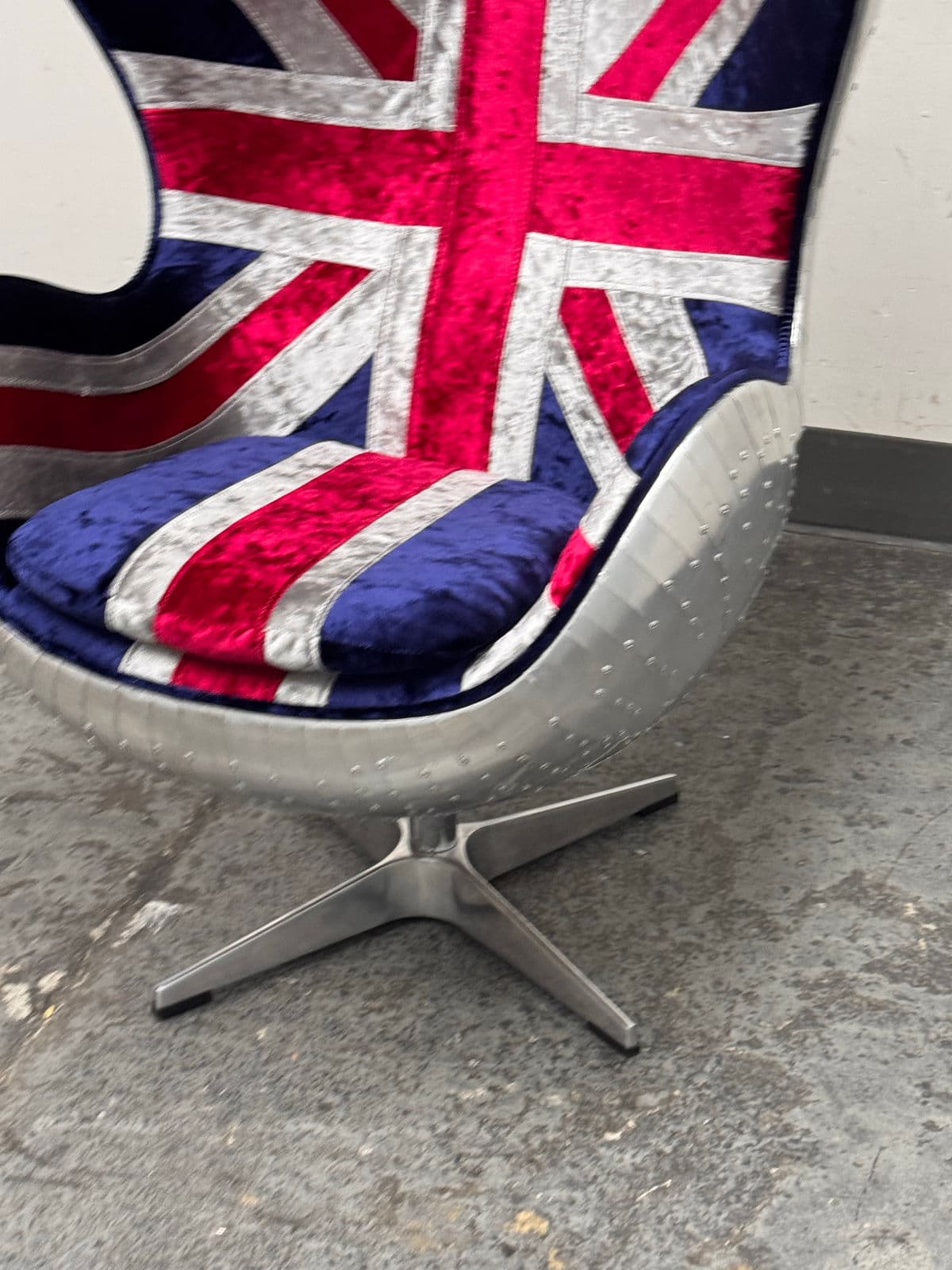 Acme Furniture Brancaster British Flag Egg Chairs, Pair - Thumbnail 8