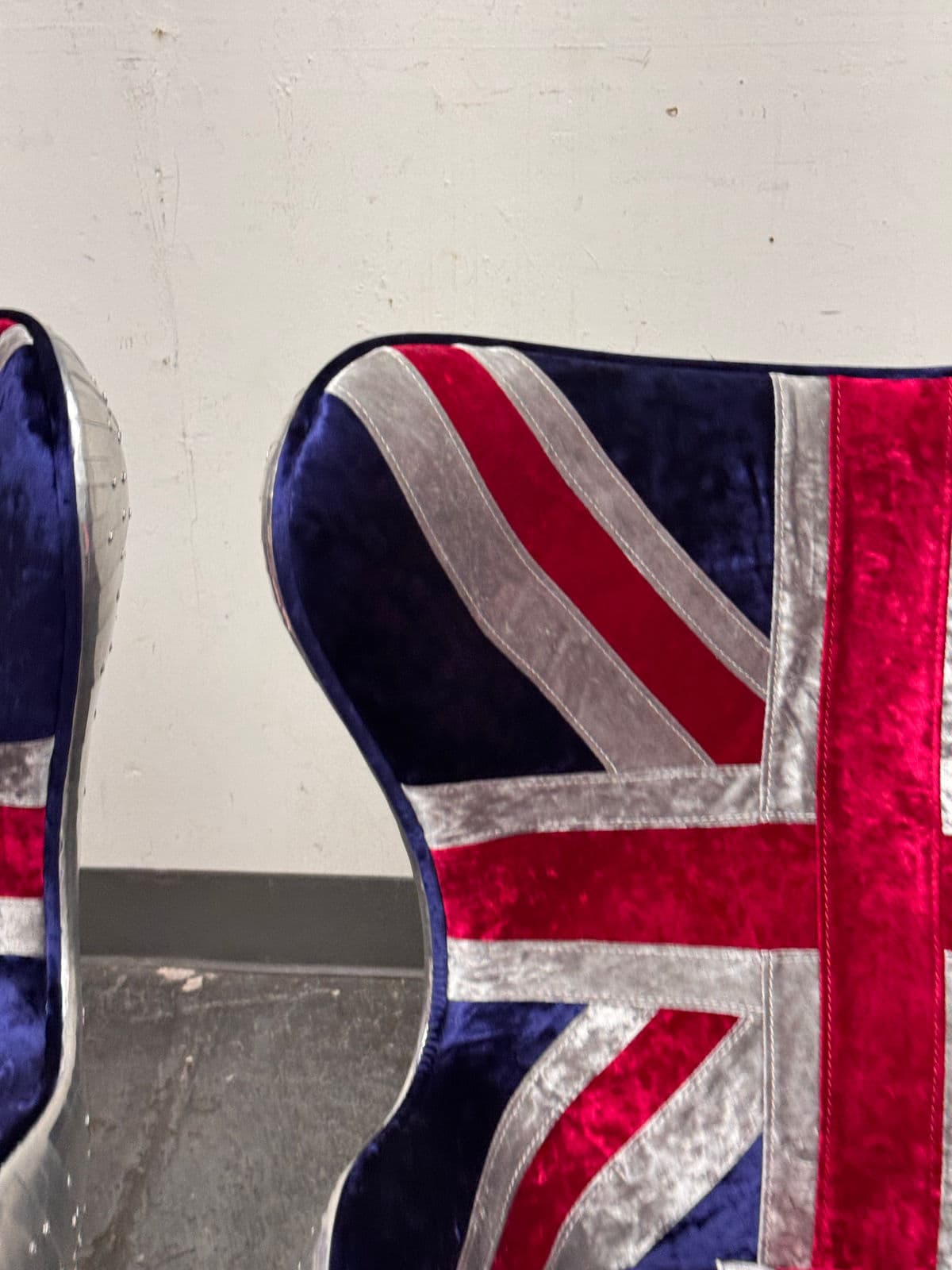 Acme Furniture Brancaster British Flag Egg Chairs, Pair - Thumbnail 10