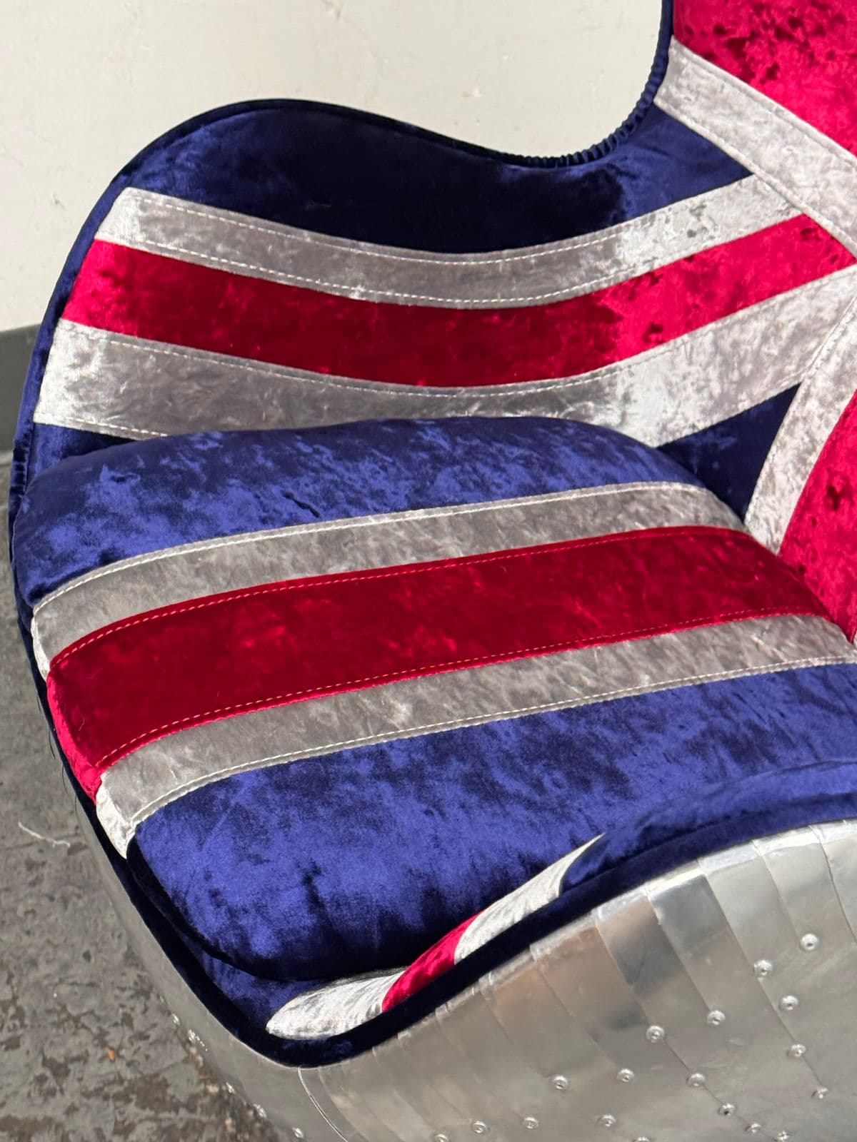 Acme Furniture Brancaster Union Jack Egg Chair - Thumbnail 6