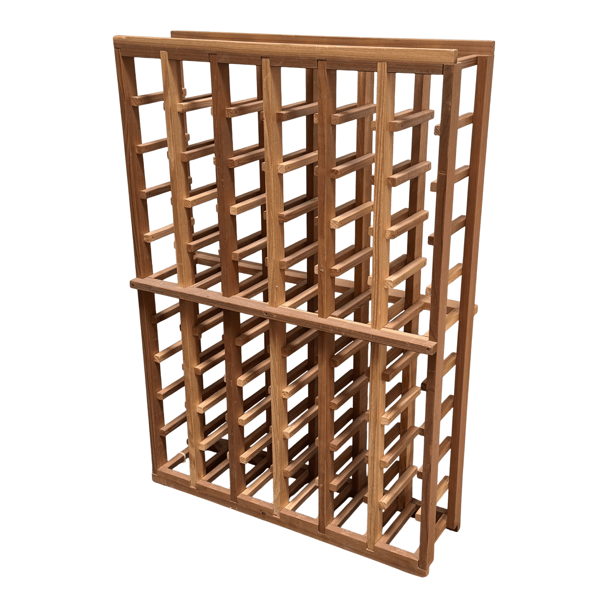 Pine Wood Wine Rack - Thumbnail 2
