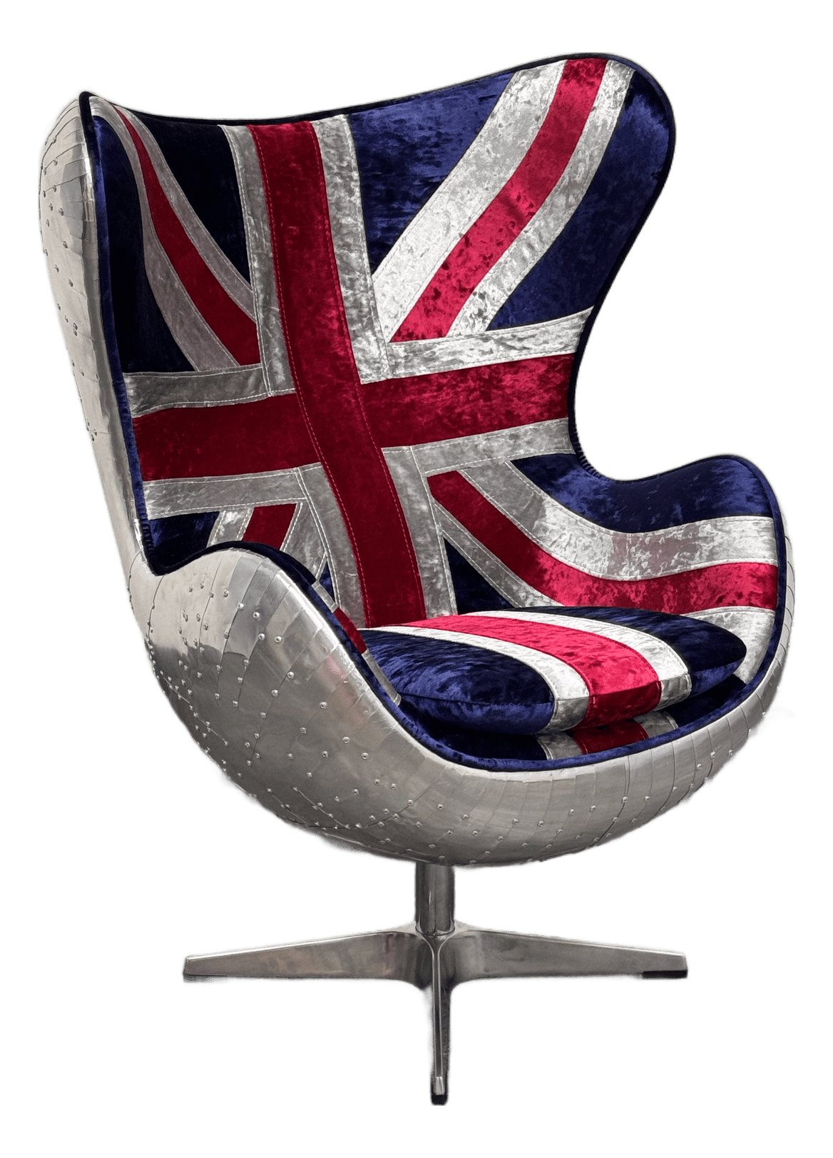 Acme Furniture Brancaster Union Jack Egg Chair - Thumbnail 2