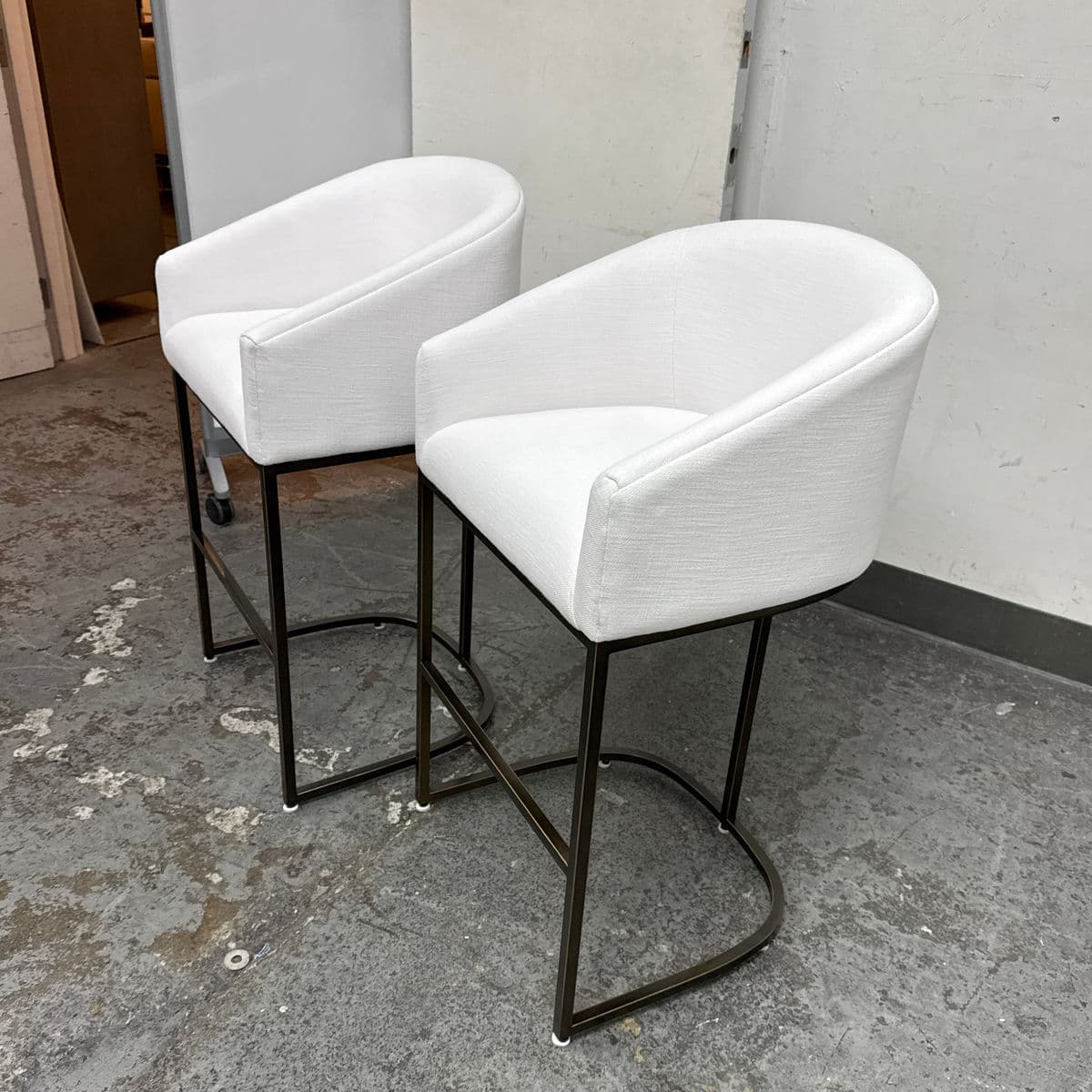 Restoration Hardware Emery Bar Stools, Pair - Thumbnail 3
