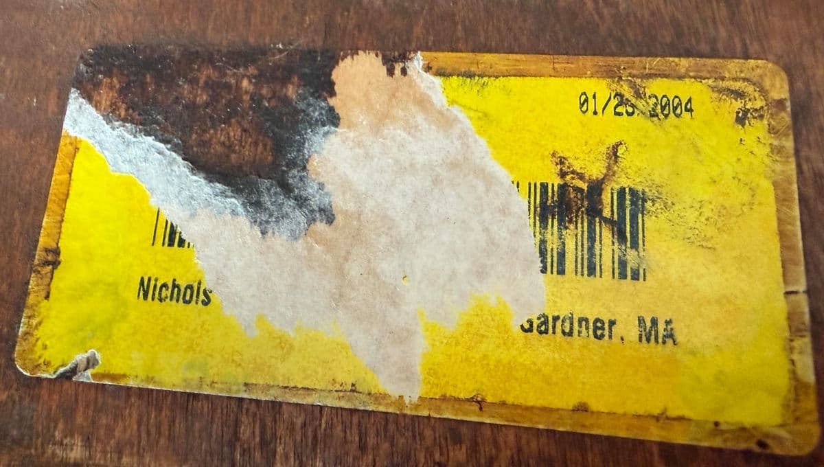 Vintage Nichols & Stone Wooden Office Chair - Thumbnail 8