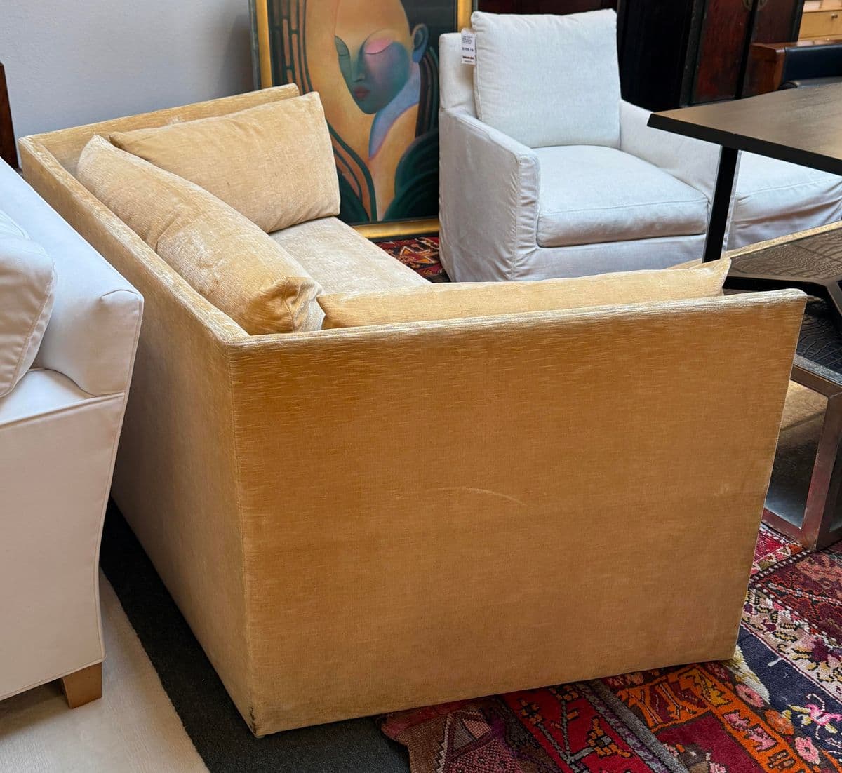 John Salandino for Baker Furniture Angled Sofa - Thumbnail 7