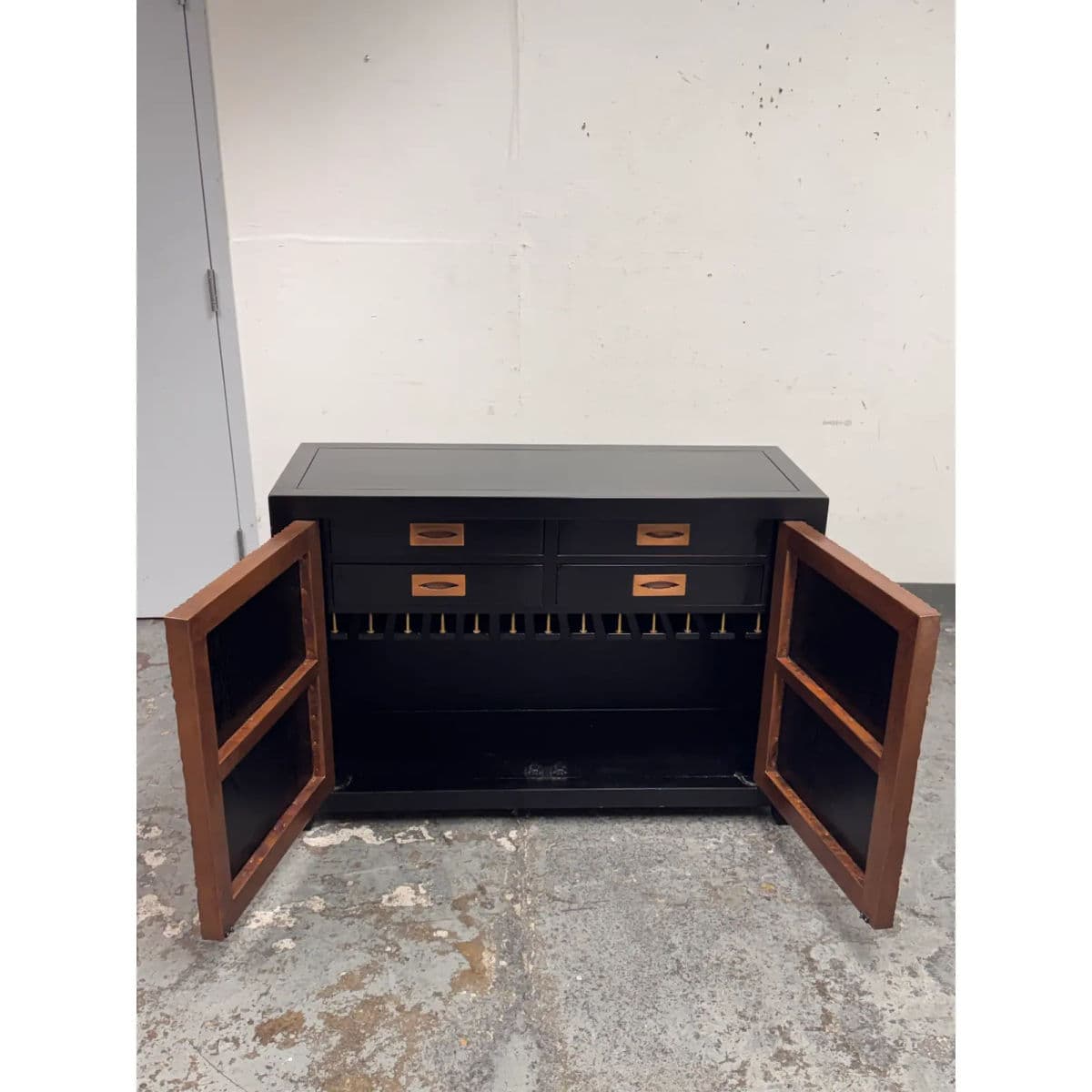 Robert Kuo for McGuire Furniture Dragon Swirl Bar Cabinet - Thumbnail 11