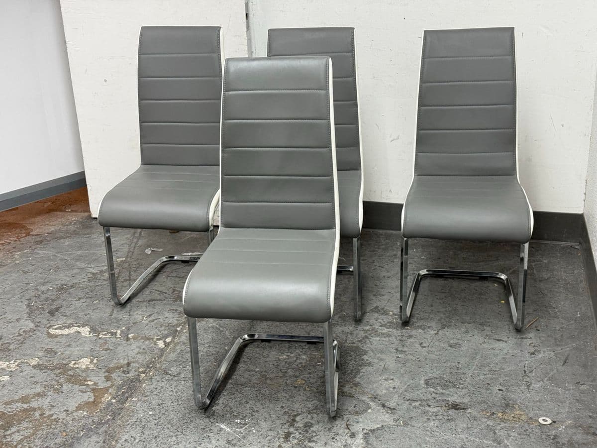 Symphony Cantilever Dining Chairs, Set of Four - Thumbnail 9