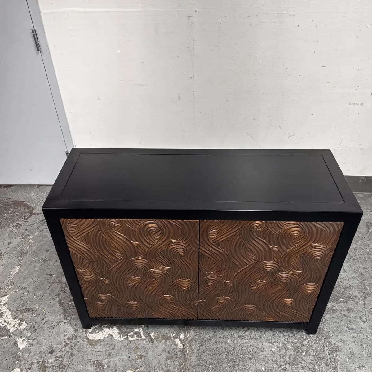 Robert Kuo for McGuire Furniture Dragon Swirl Bar Cabinet - Thumbnail 12