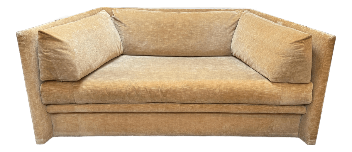 John Salandino for Baker Furniture Angled Sofa - Thumbnail 2