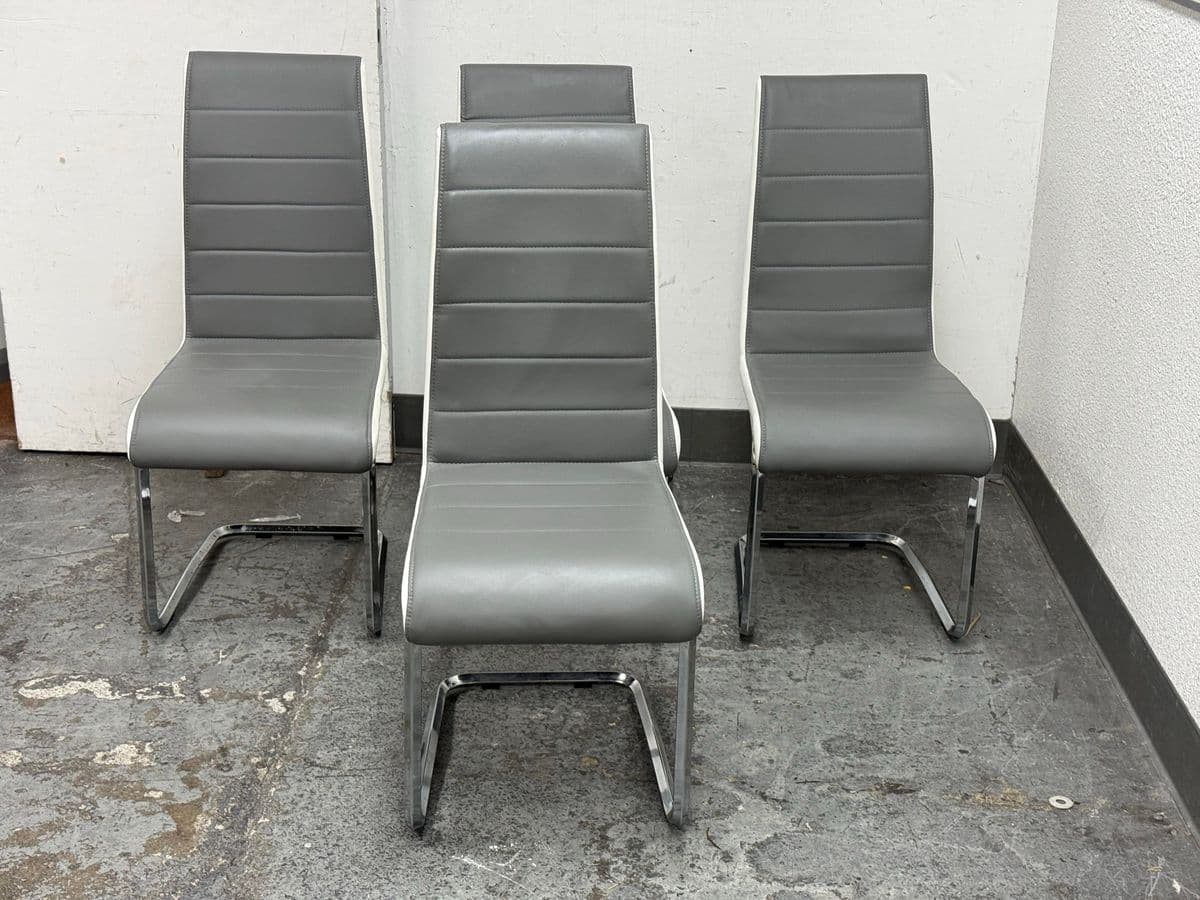 Symphony Cantilever Dining Chairs, Set of Four - Thumbnail 13