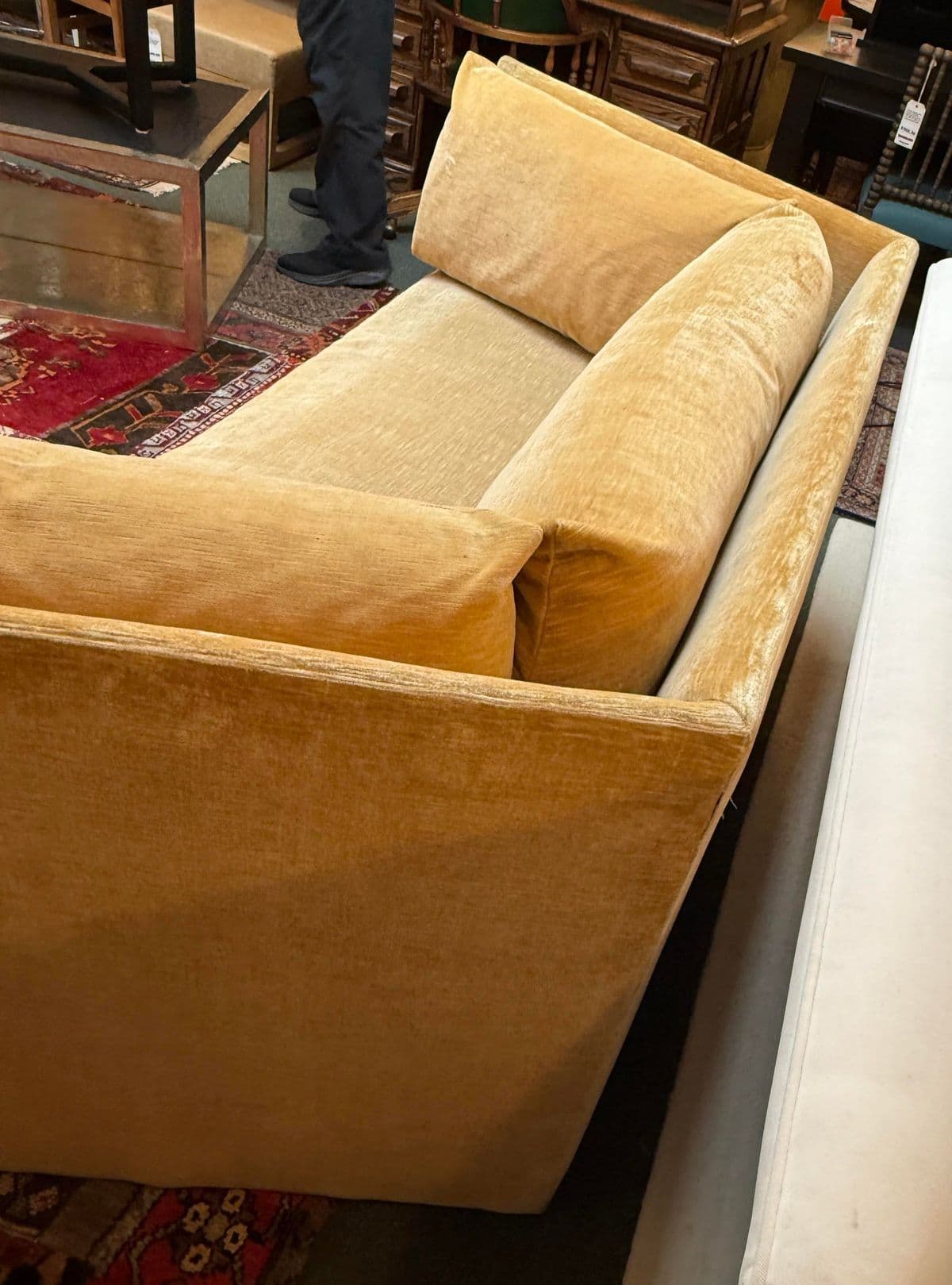 John Salandino for Baker Furniture Angled Sofa - Thumbnail 8